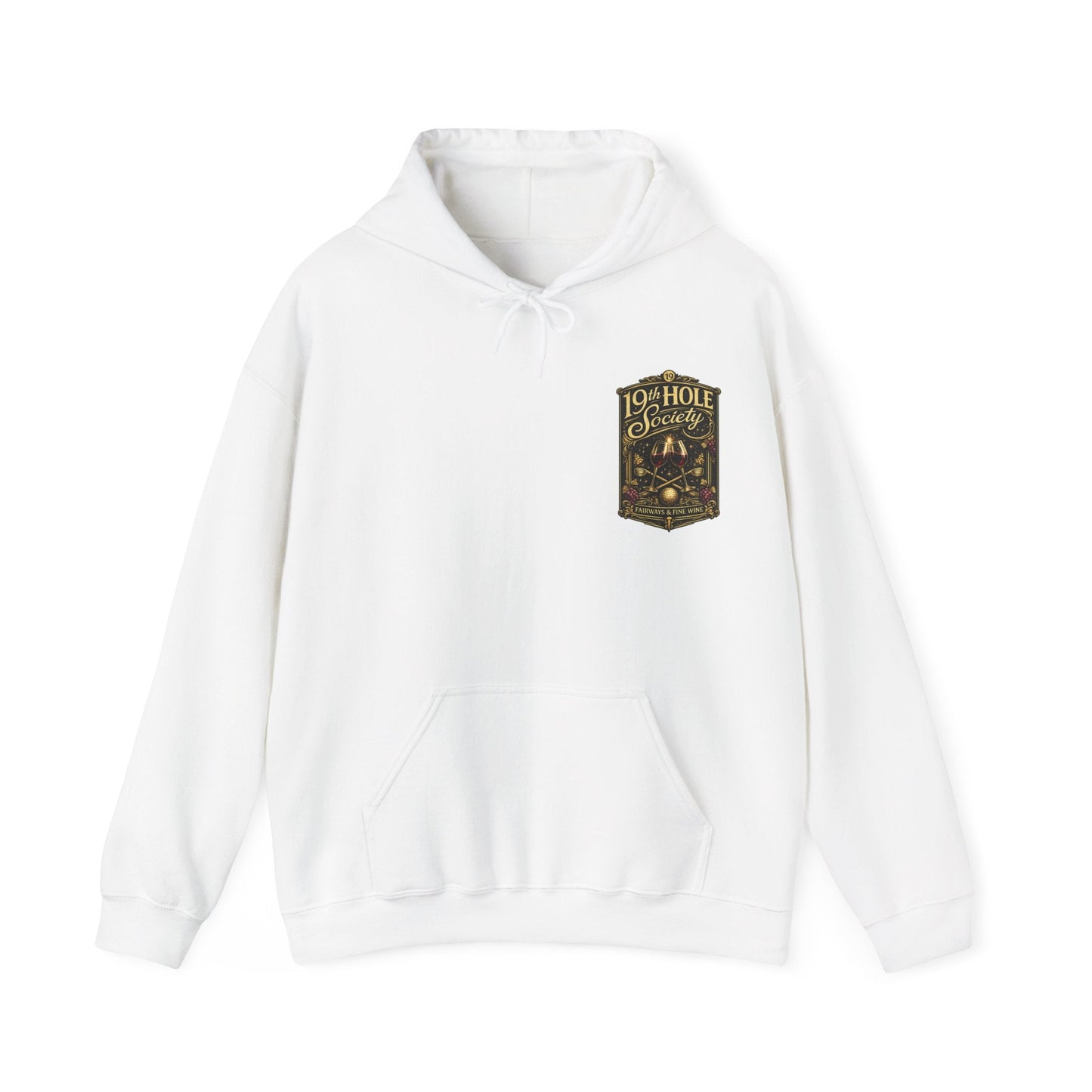 19th Hole Society Fairways and Fine Wine Hoodie - SJM Print Store