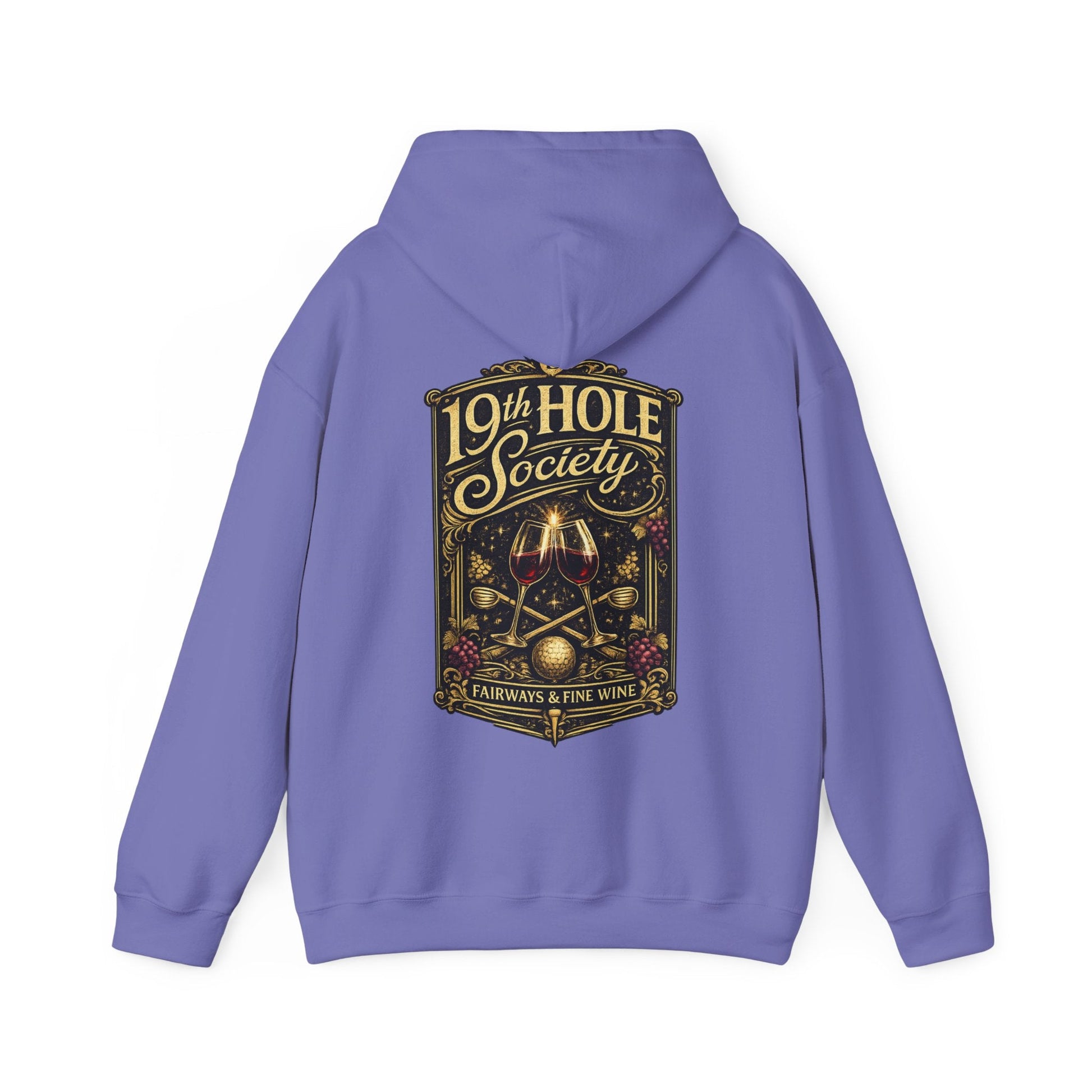19th Hole Society Fairways and Fine Wine Hoodie - SJM Print Store