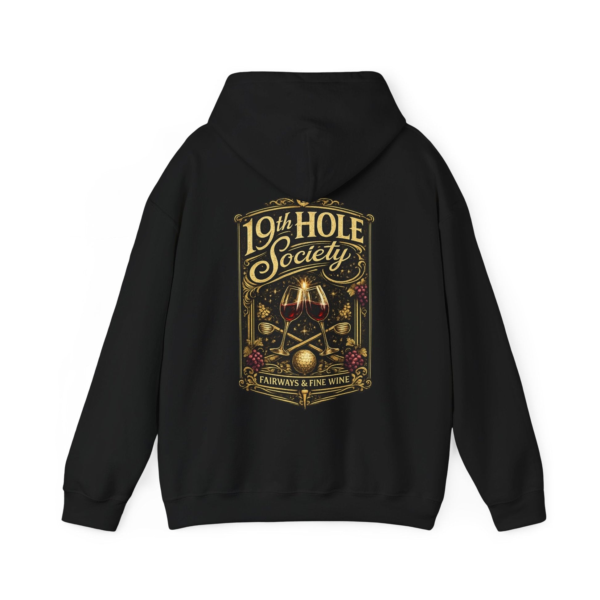 19th Hole Society Fairways and Fine Wine Hoodie - SJM Print Store