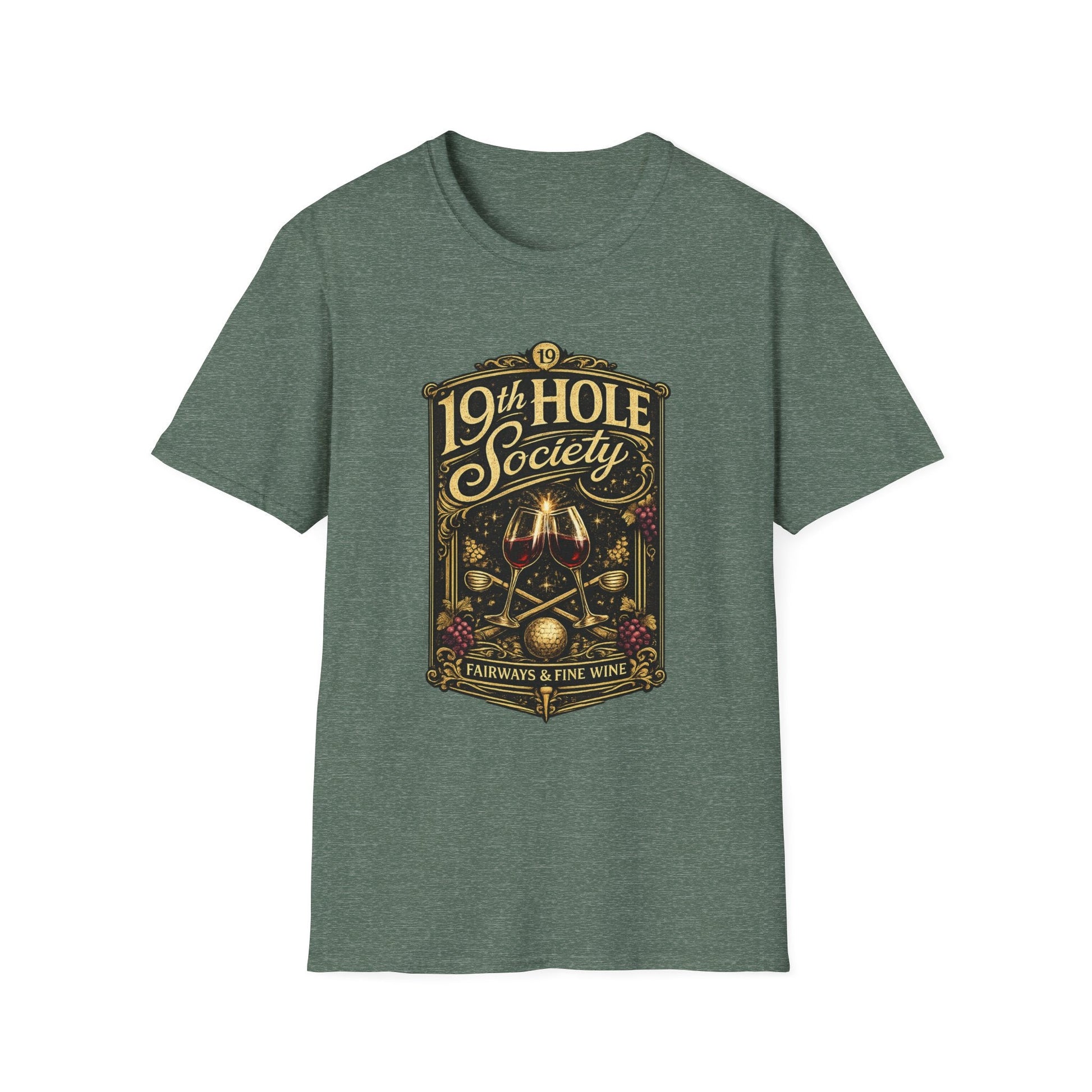 19th Hole Society Fairways and Fine Wine T-Shirt - SJM Print Store