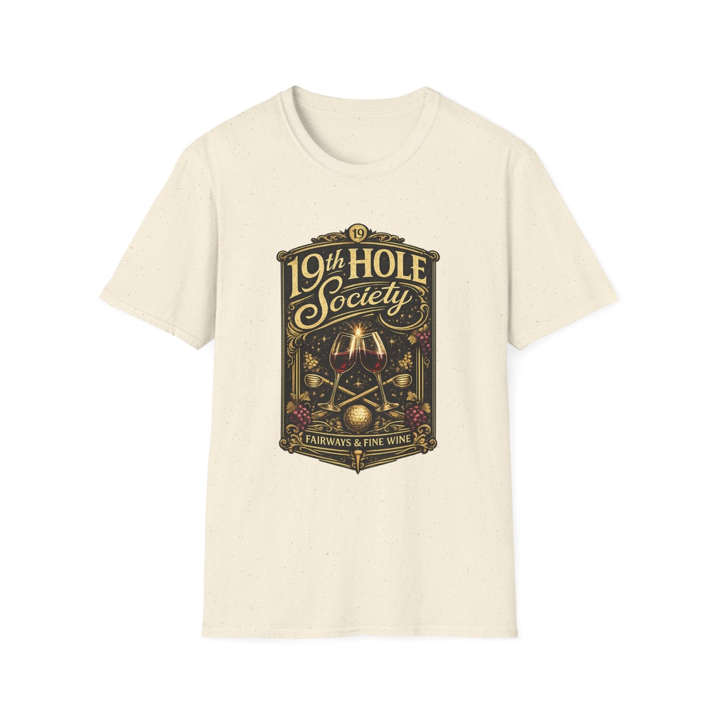 19th Hole Society Fairways and Fine Wine T-Shirt - SJM Print Store