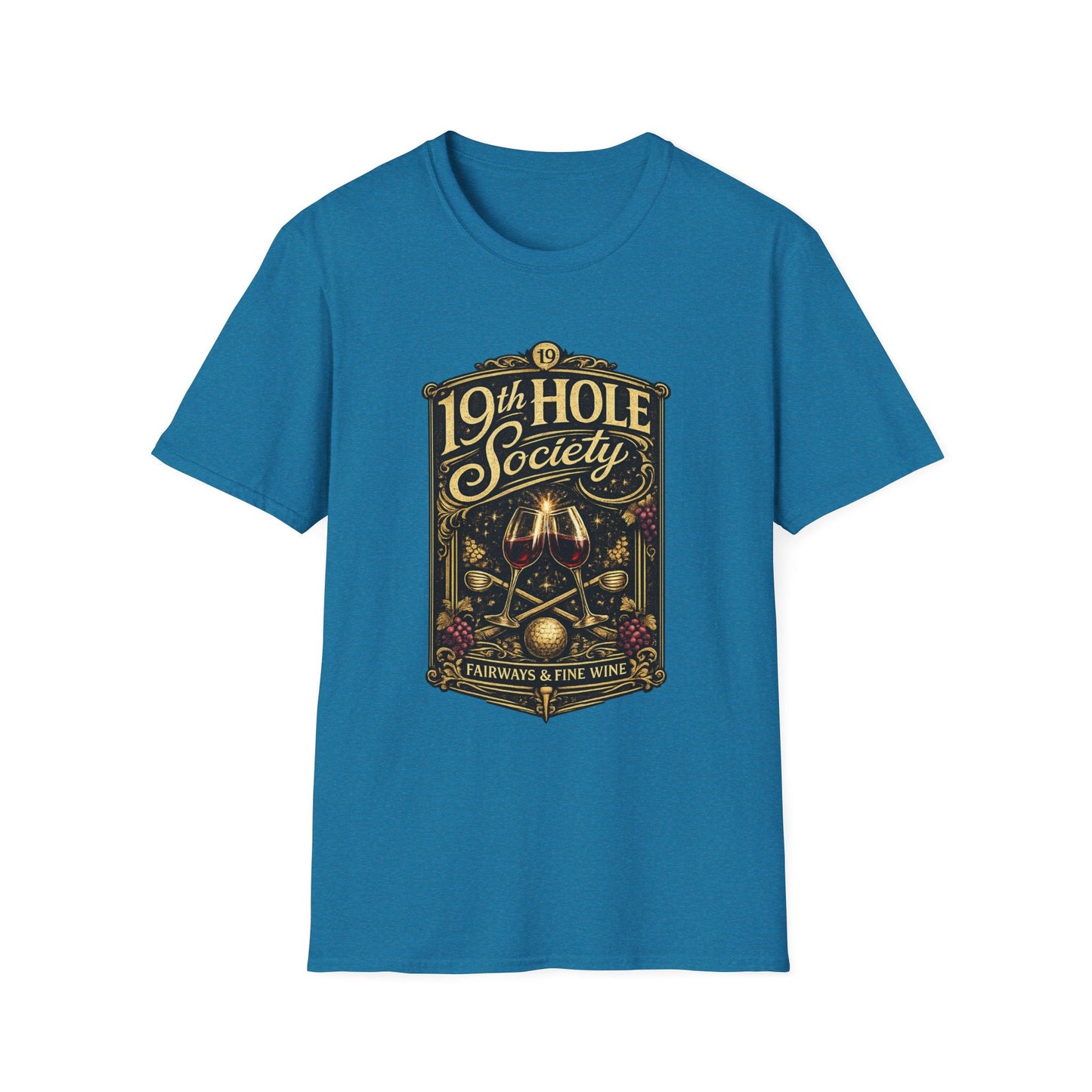 19th Hole Society Fairways and Fine Wine T-Shirt - SJM Print Store