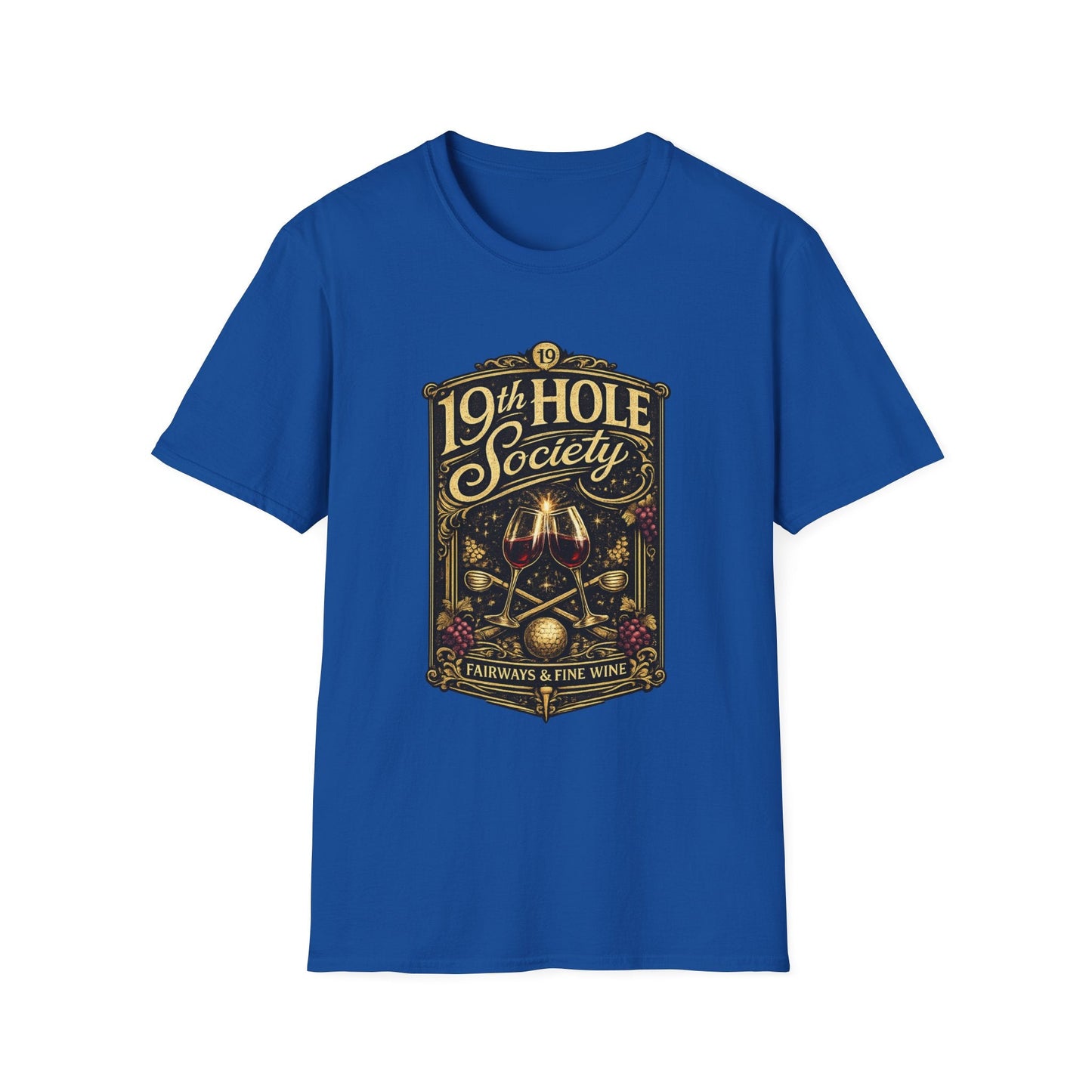 19th Hole Society Fairways and Fine Wine T-Shirt - SJM Print Store