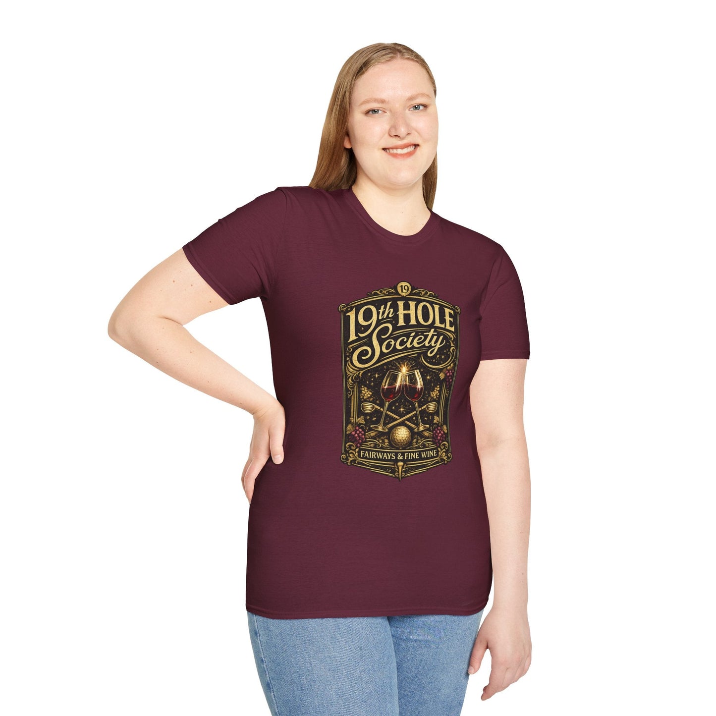 19th Hole Society Fairways and Fine Wine T-Shirt - SJM Print Store