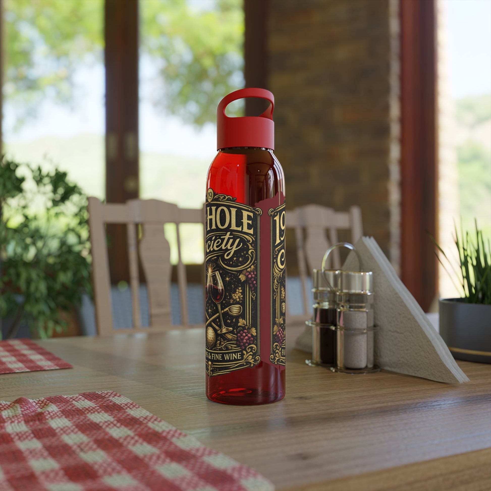 19th Hole Society Fairways and Wine Water Bottle - SJM Print Store