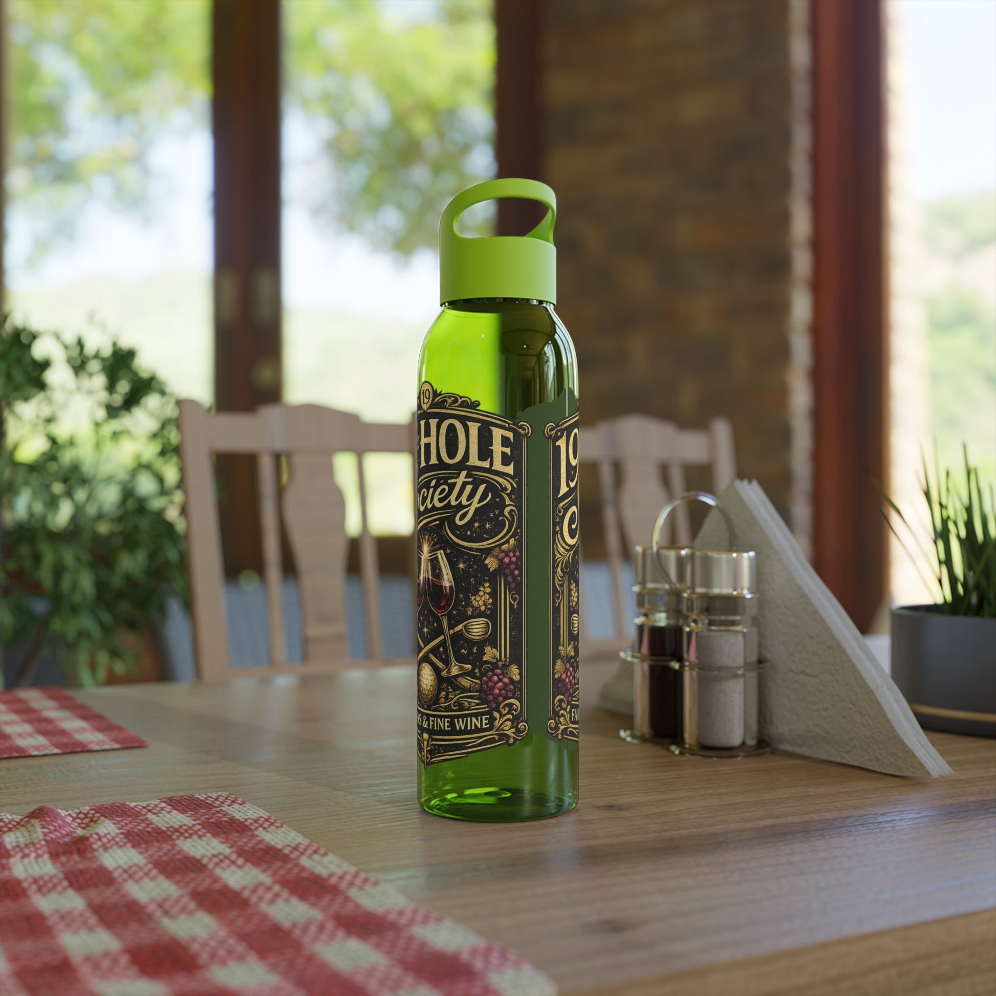 19th Hole Society Fairways and Wine Water Bottle - SJM Print Store