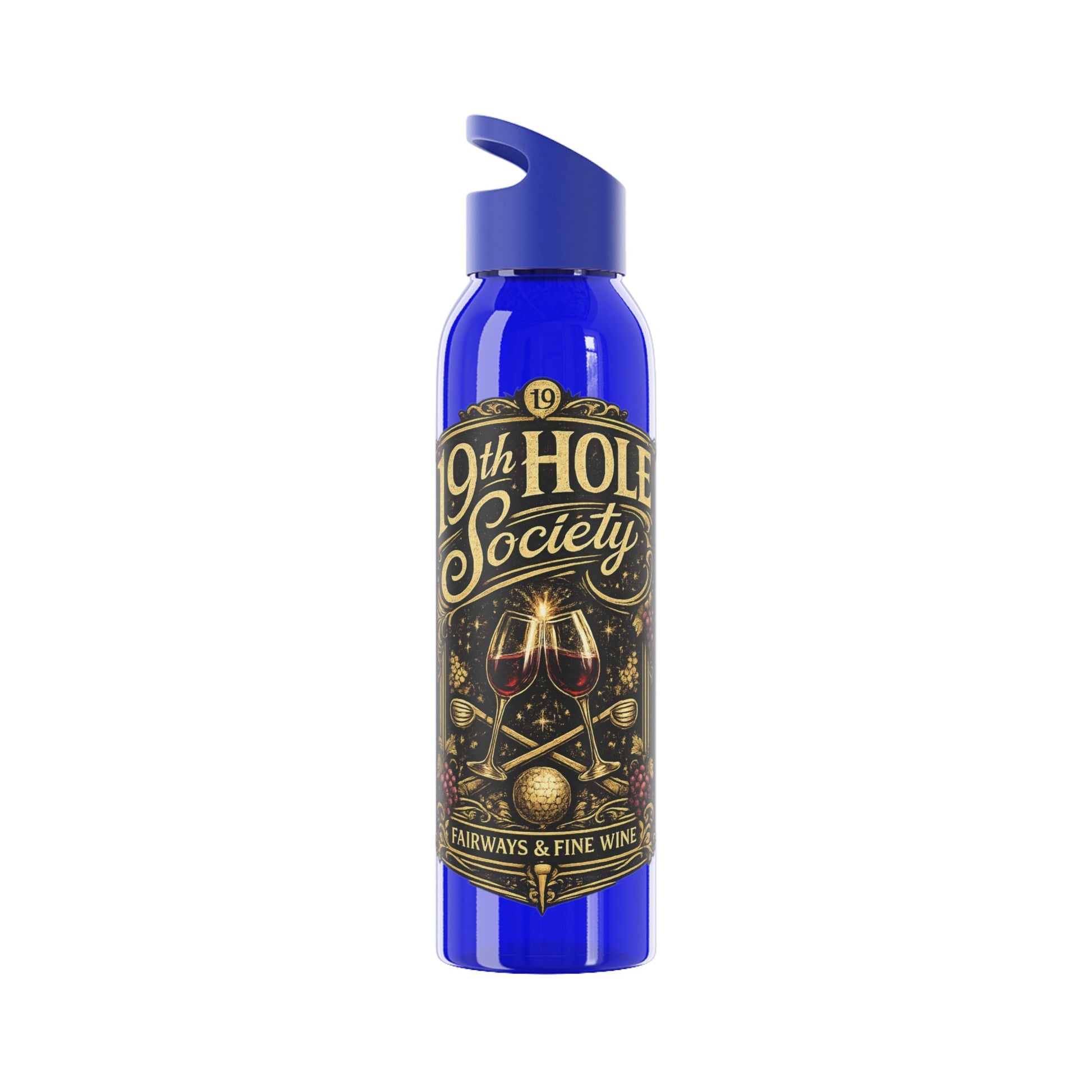 19th Hole Society Fairways and Wine Water Bottle - SJM Print Store