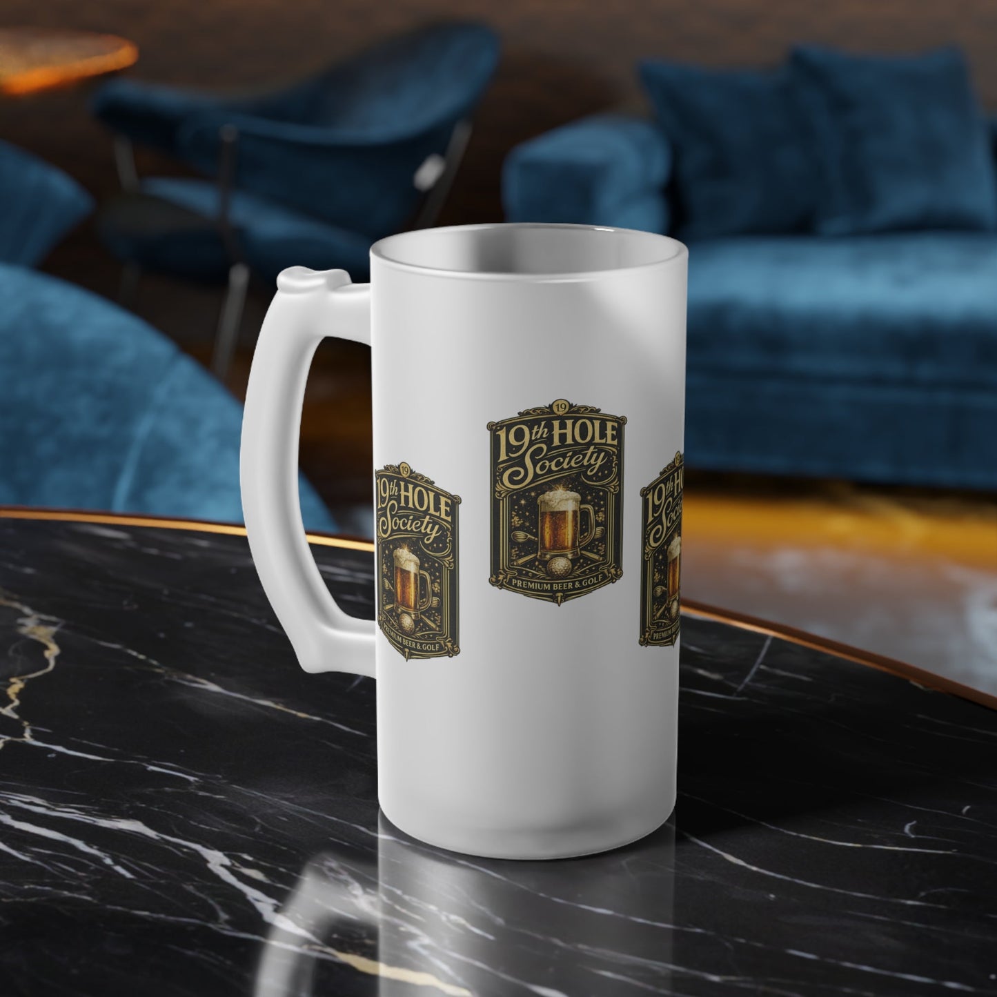 19th Hole Society Frosted Beer Tankard - SJM Print Store