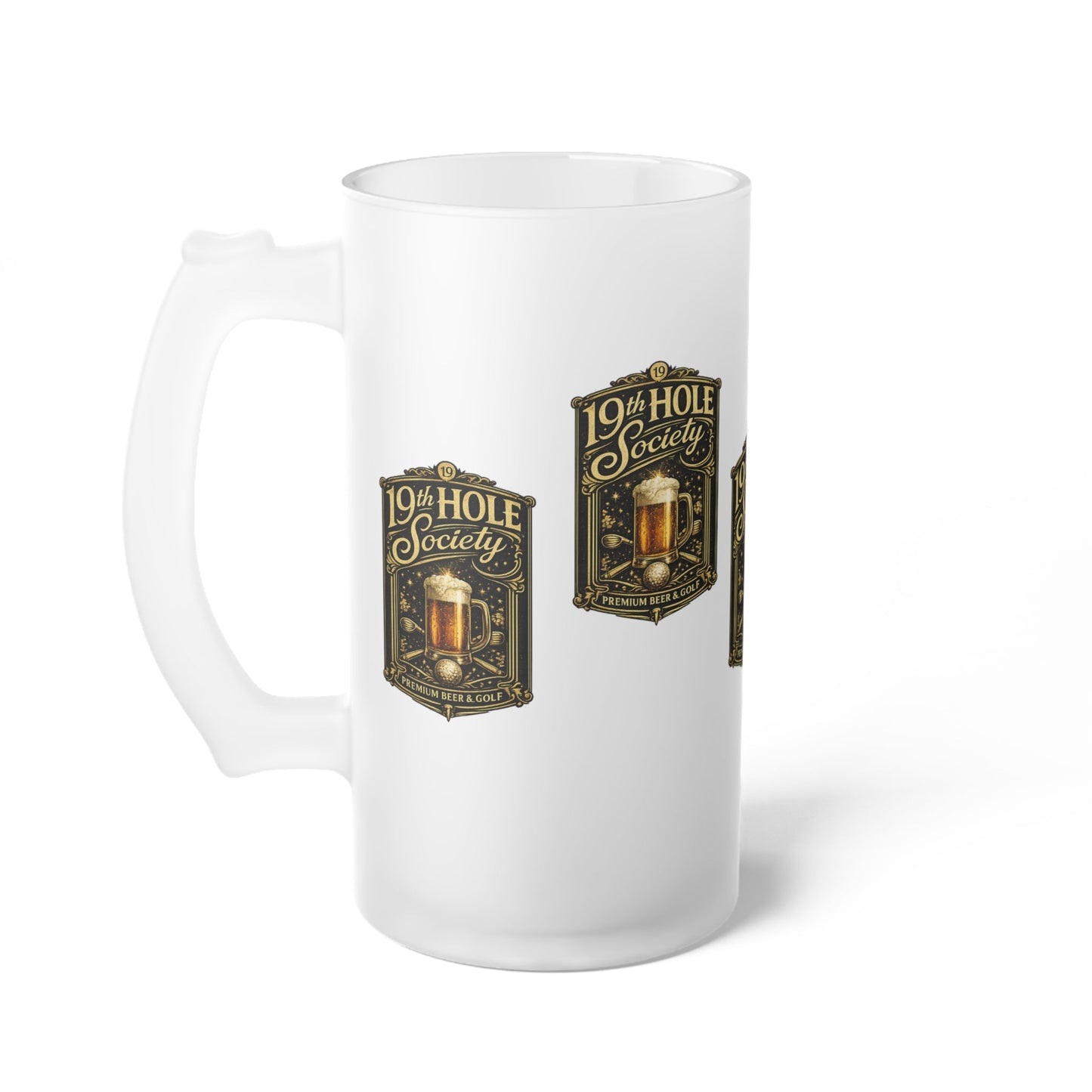 19th Hole Society Frosted Beer Tankard - SJM Print Store