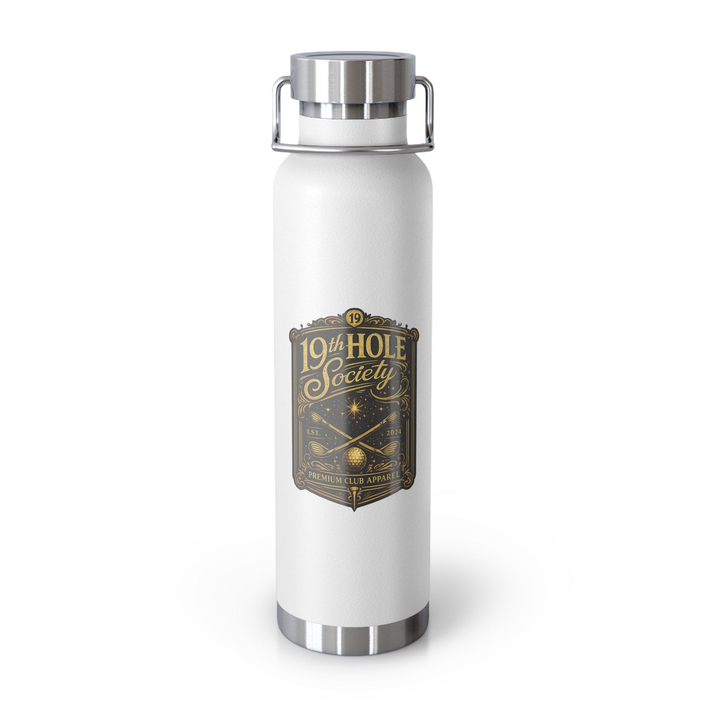19th Hole Society Golf 22oz Vacuum Insulated Bottle - SJM Print Store