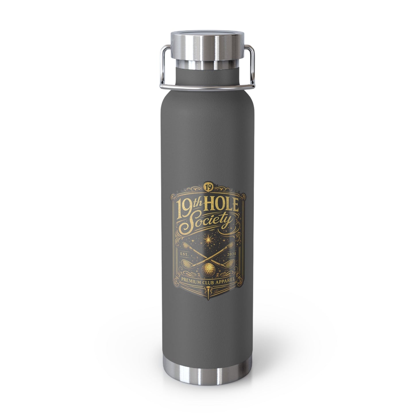 19th Hole Society Golf 22oz Vacuum Insulated Bottle - SJM Print Store