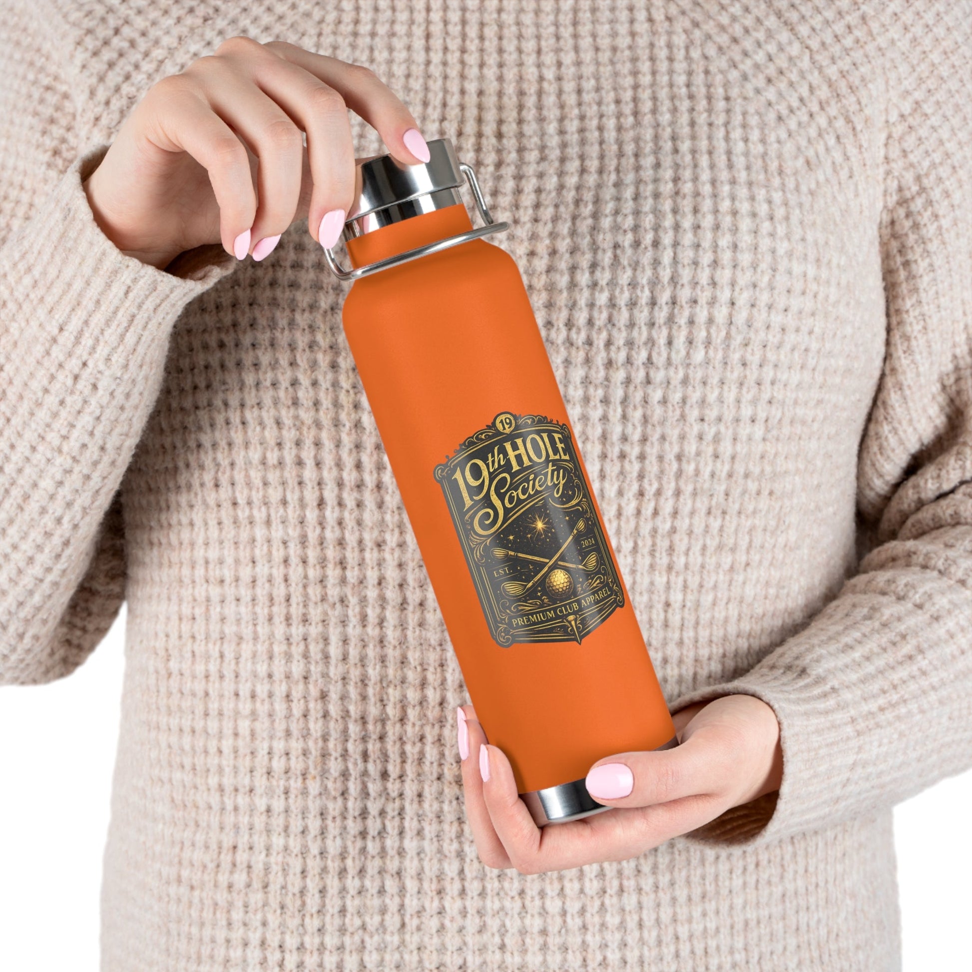 19th Hole Society Golf 22oz Vacuum Insulated Bottle - SJM Print Store