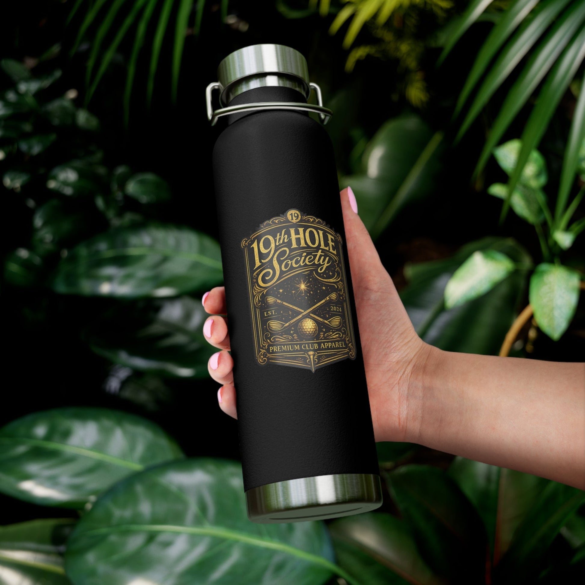 19th Hole Society Golf 22oz Vacuum Insulated Bottle - SJM Print Store