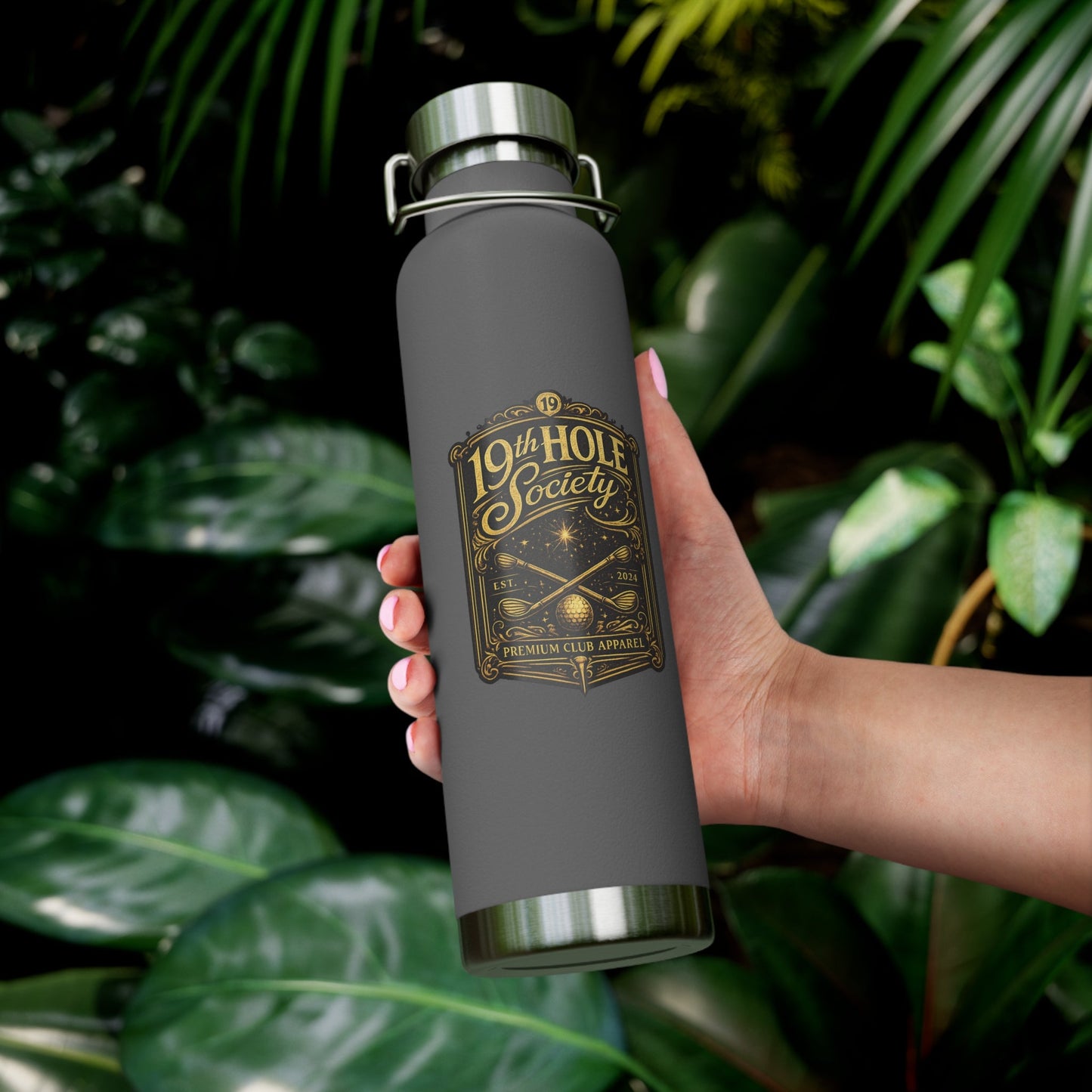 19th Hole Society Golf 22oz Vacuum Insulated Bottle - SJM Print Store