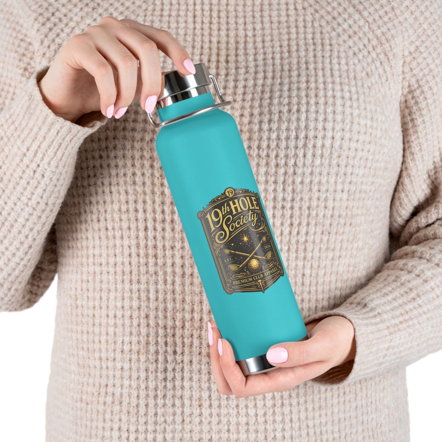 19th Hole Society Golf 22oz Vacuum Insulated Bottle - SJM Print Store