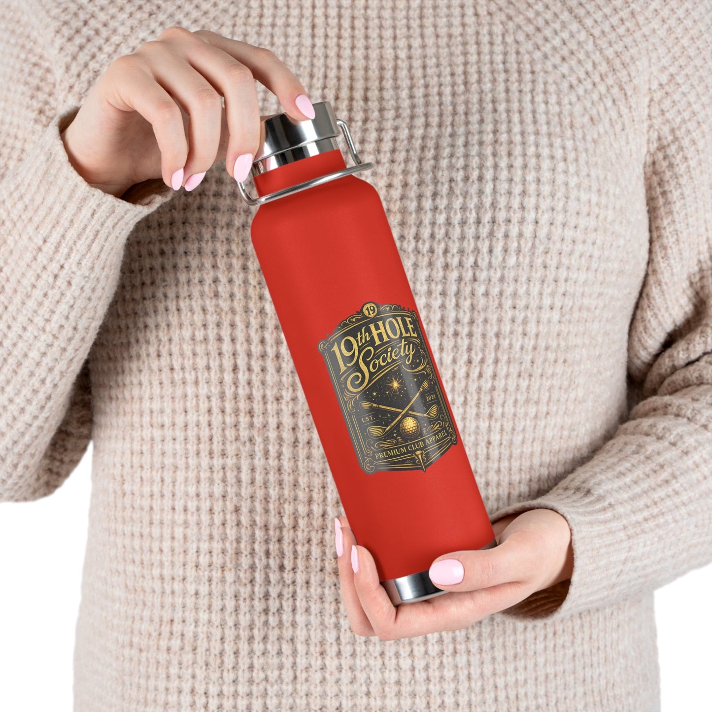 19th Hole Society Golf 22oz Vacuum Insulated Bottle - SJM Print Store
