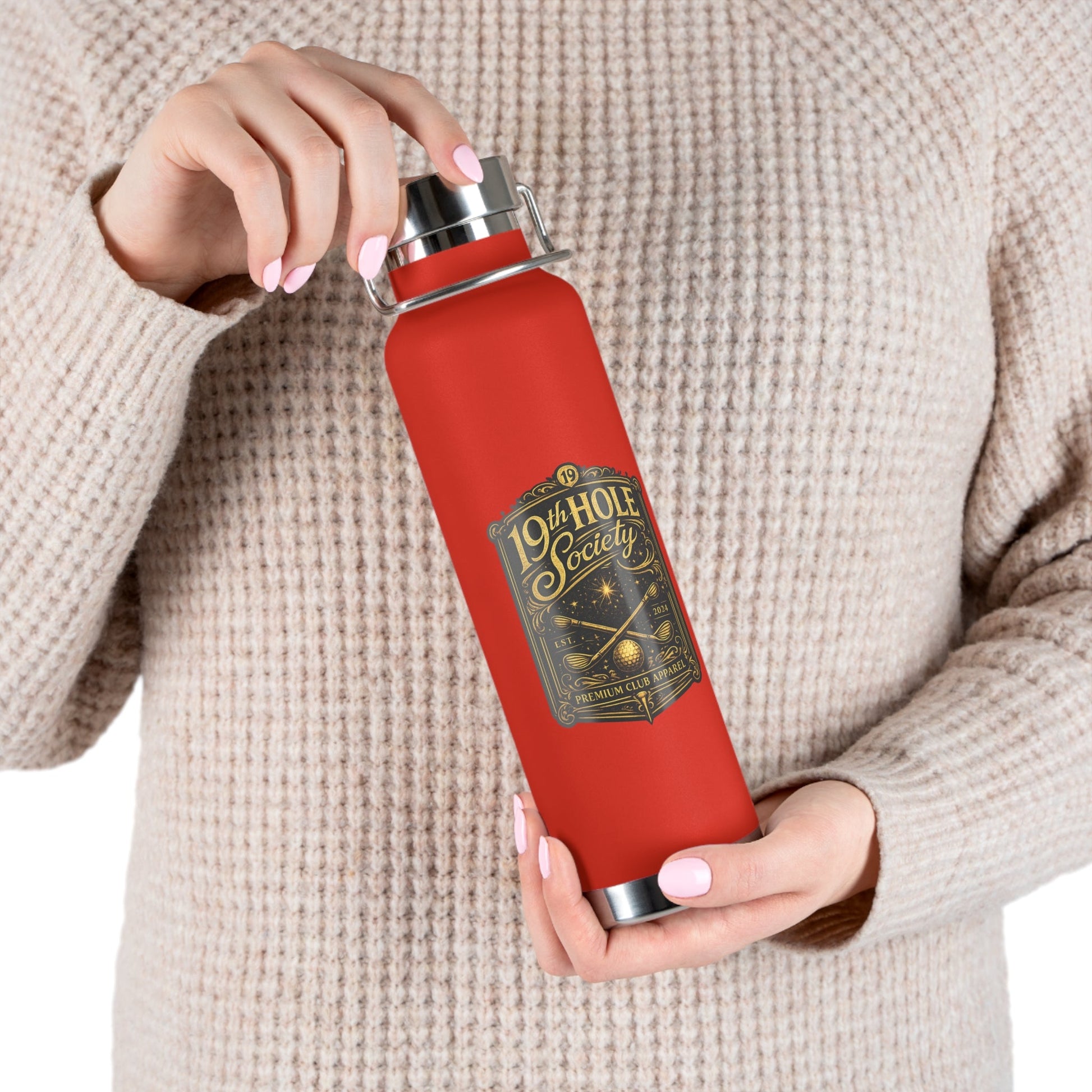 19th Hole Society Golf 22oz Vacuum Insulated Bottle - SJM Print Store