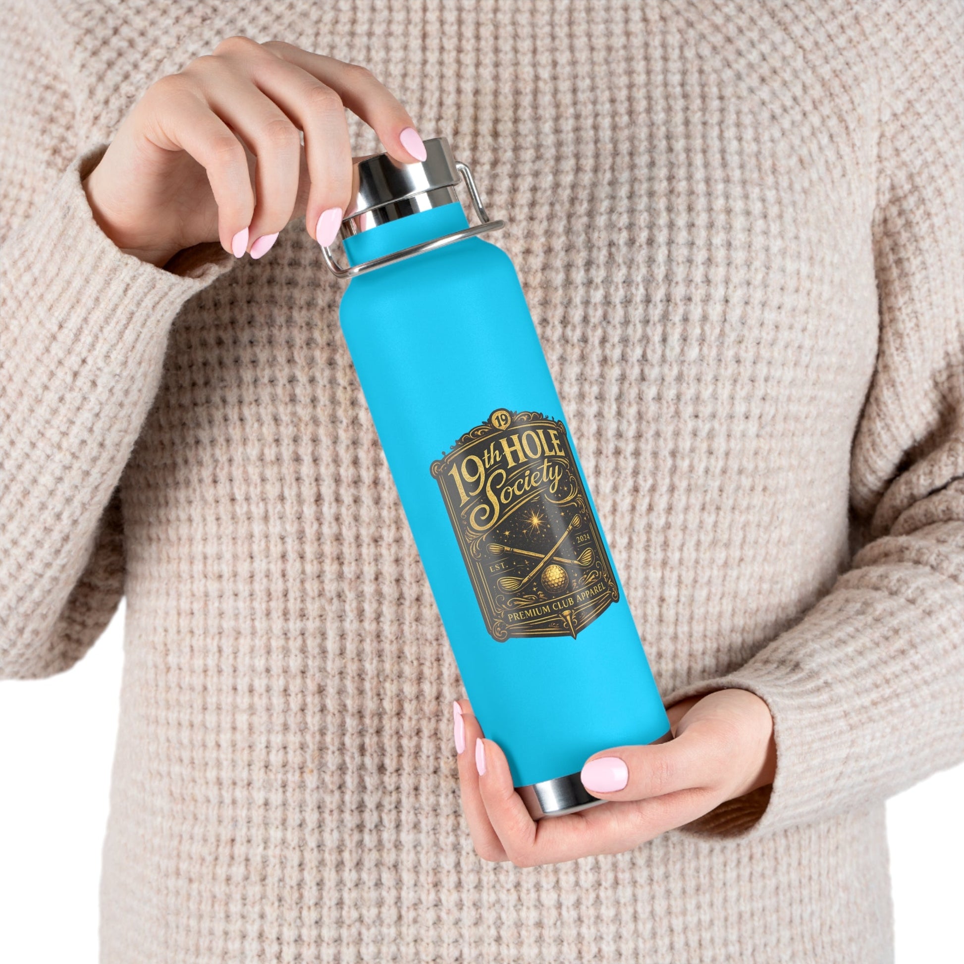 19th Hole Society Golf 22oz Vacuum Insulated Bottle - SJM Print Store