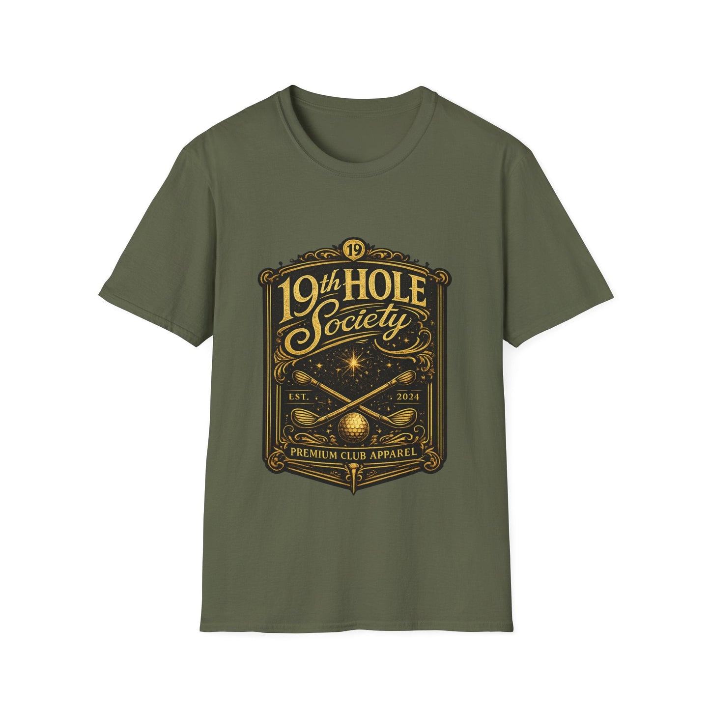 19th Hole Society Golf T-Shirt - SJM Print Store