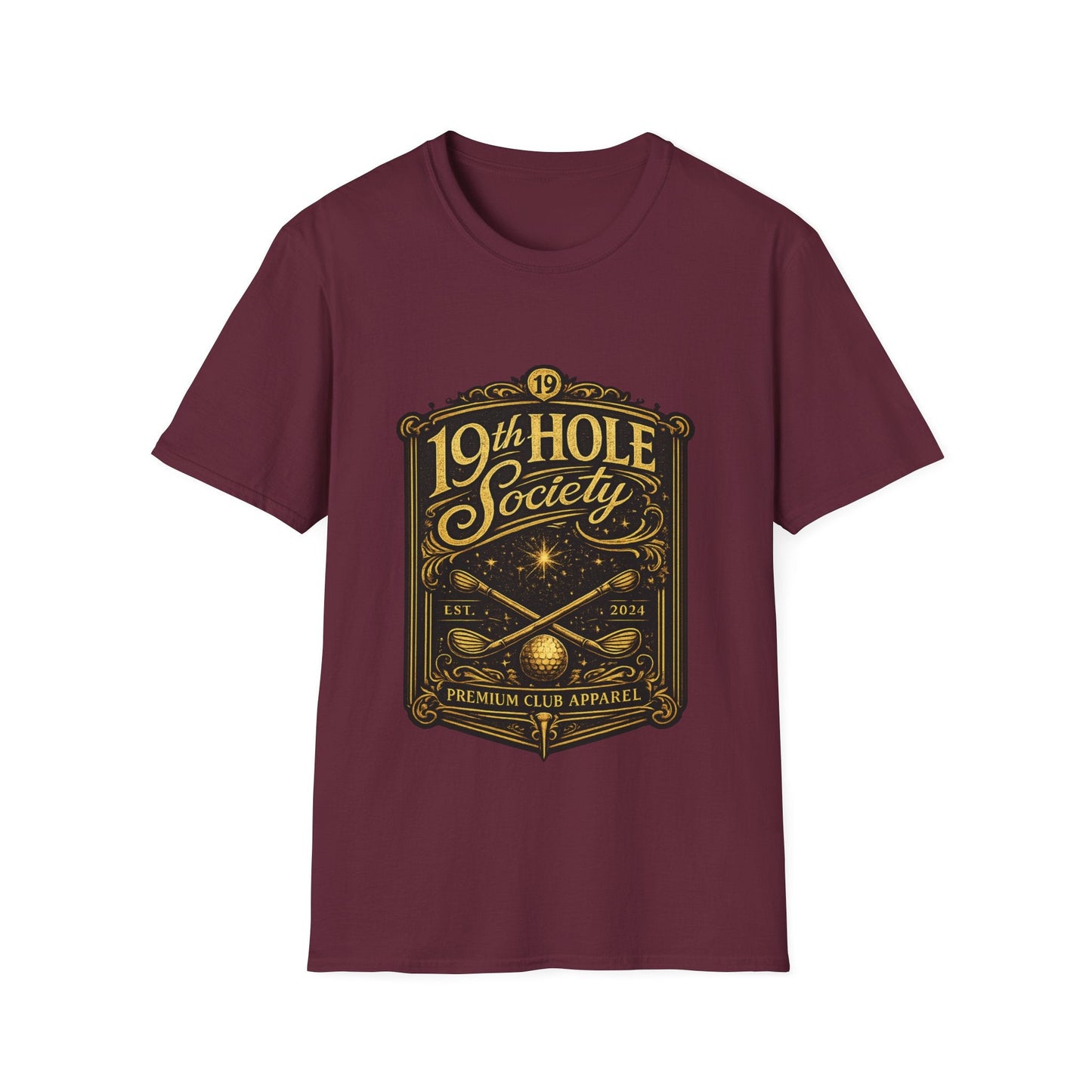 19th Hole Society Golf T-Shirt - SJM Print Store