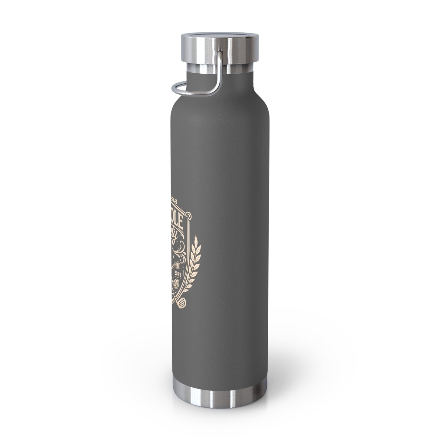 19th Hole Society Insulated Water Bottle | Premium Golf Travel Flask | Double Wall Stainless Steel - SJM Print Store