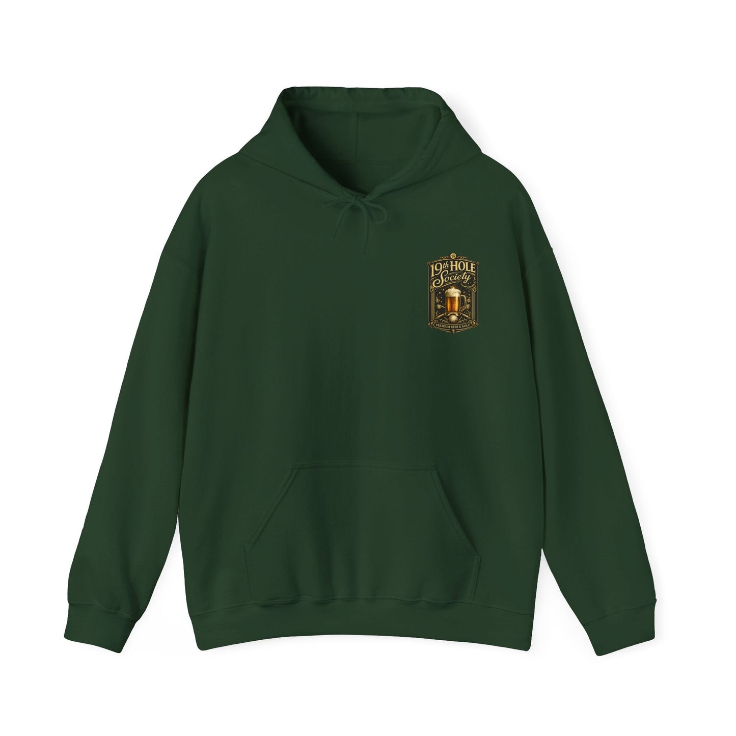 19th Hole Society Premium Beer and Golf Hoodie - SJM Print Store