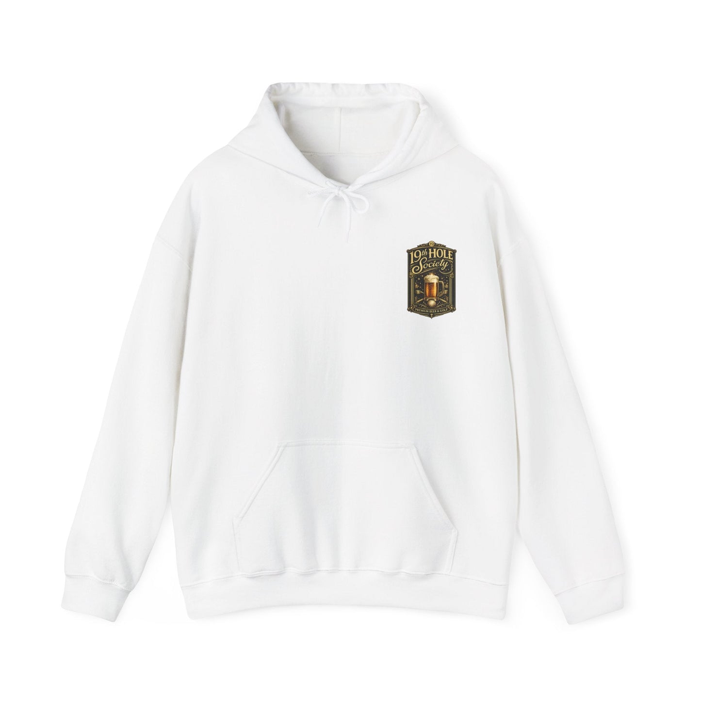 19th Hole Society Premium Beer and Golf Hoodie - SJM Print Store