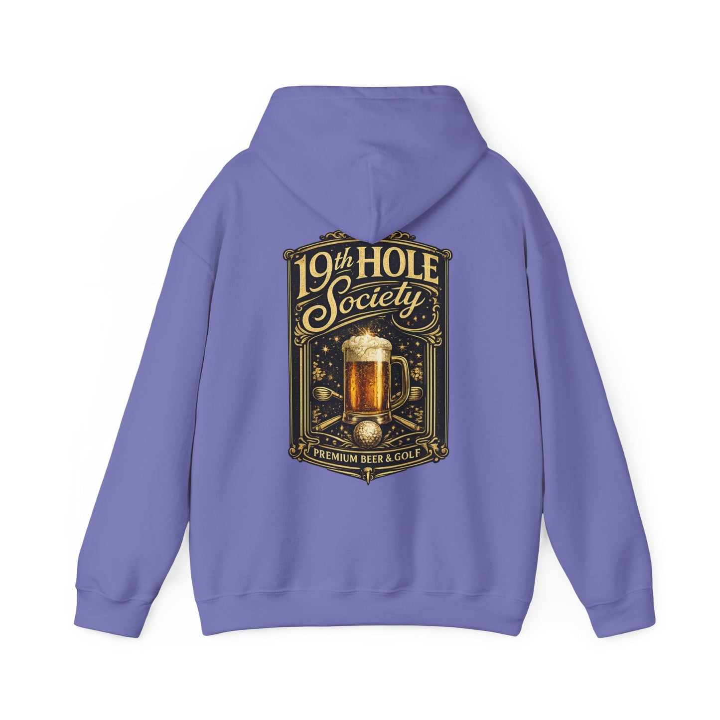 19th Hole Society Premium Beer and Golf Hoodie - SJM Print Store