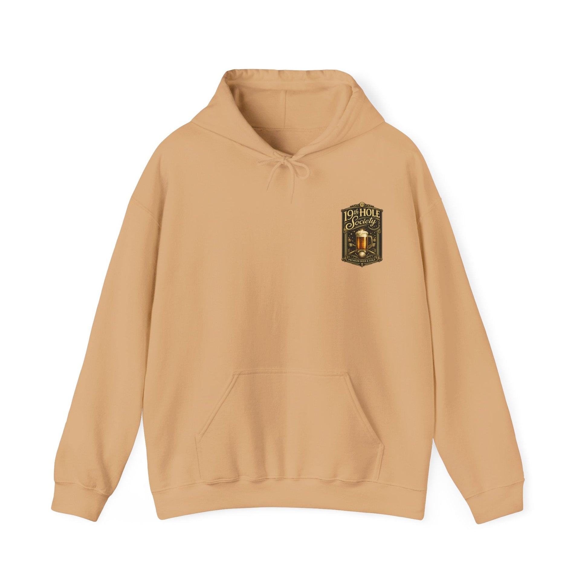 19th Hole Society Premium Beer and Golf Hoodie - SJM Print Store