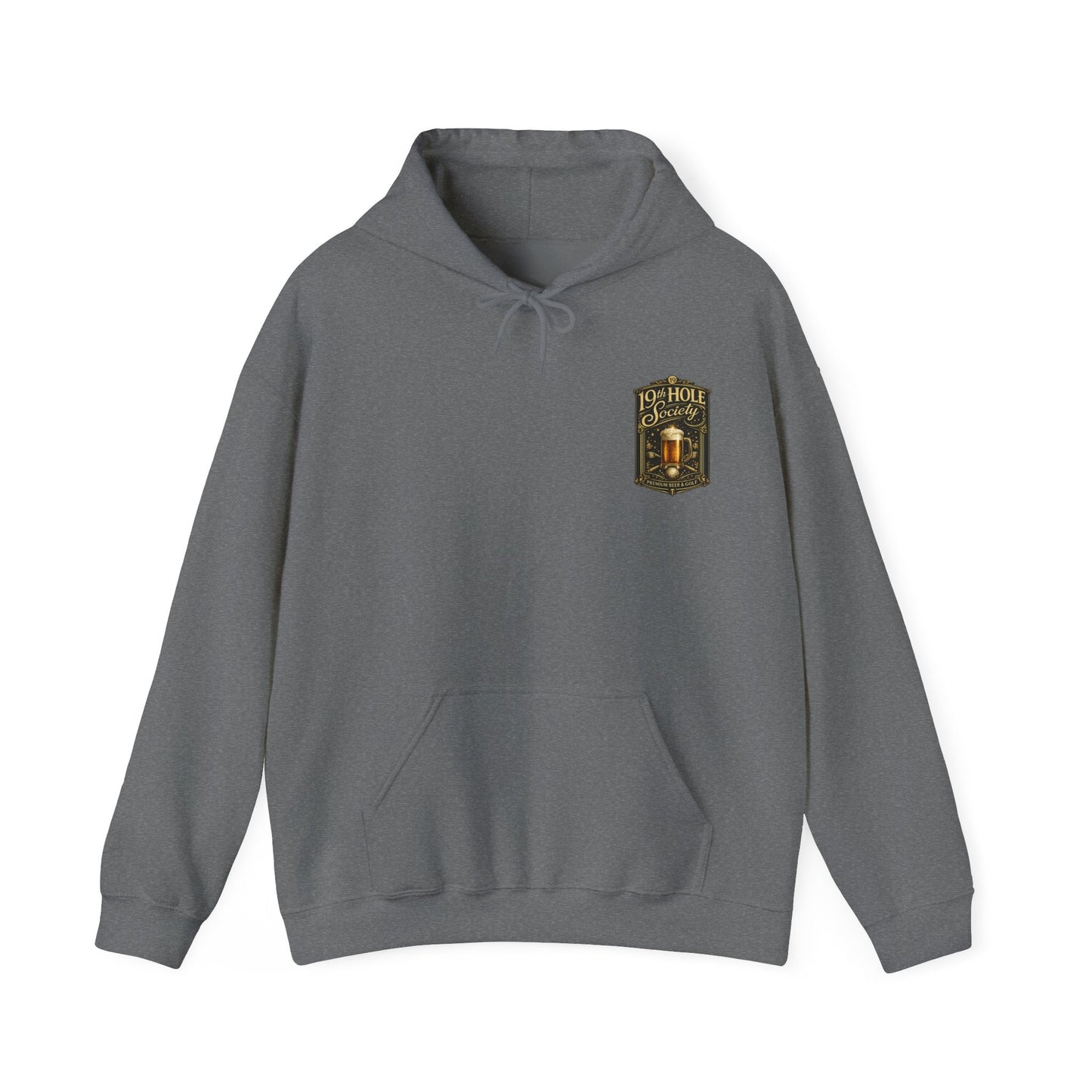 19th Hole Society Premium Beer and Golf Hoodie - SJM Print Store