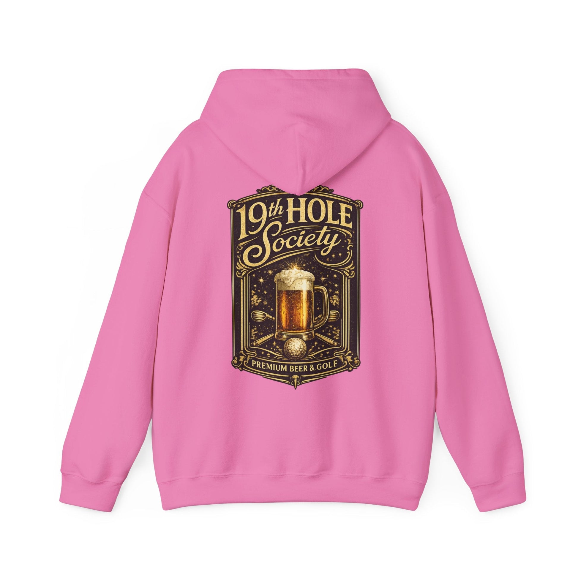 19th Hole Society Premium Beer and Golf Hoodie - SJM Print Store