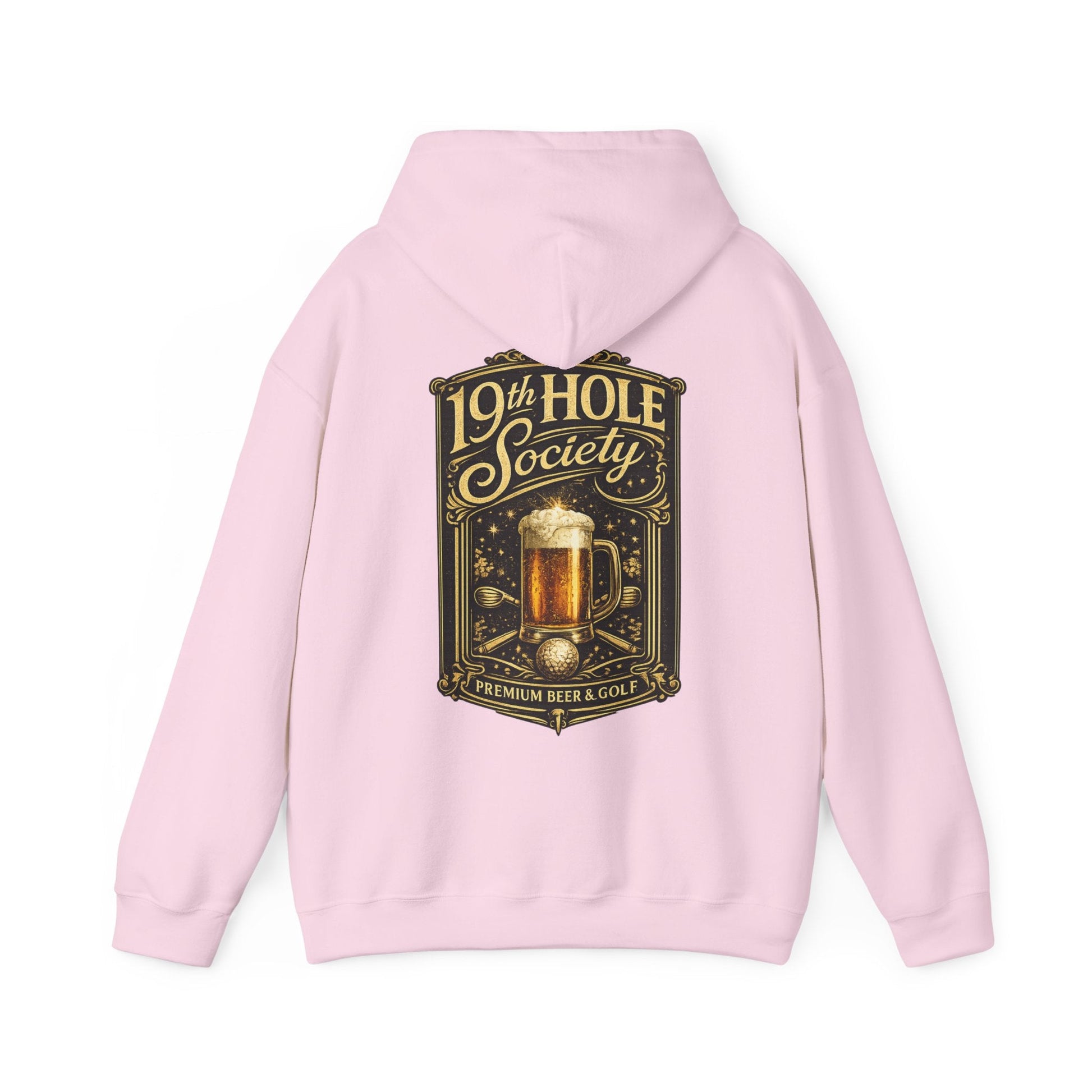 19th Hole Society Premium Beer and Golf Hoodie - SJM Print Store