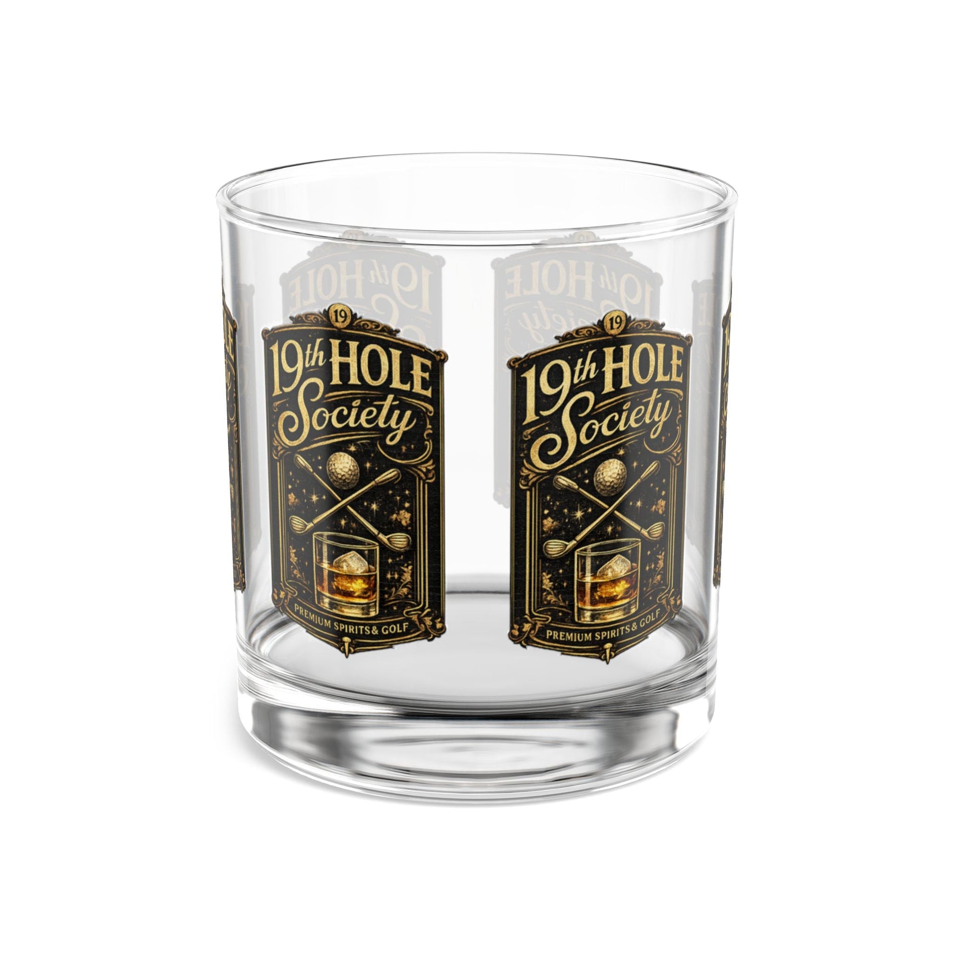 19th Hole Society Premium Spirits and Golf Rocks Glass - SJM Print Store