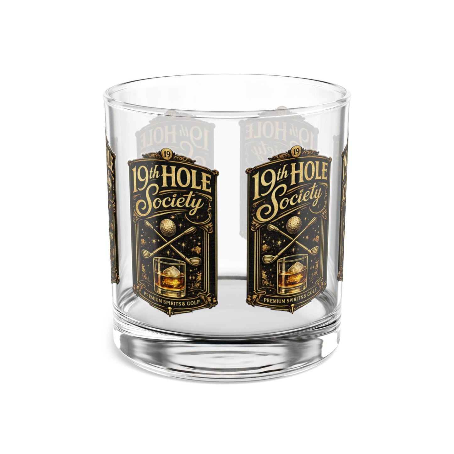 19th Hole Society Premium Spirits and Golf Rocks Glass - SJM Print Store