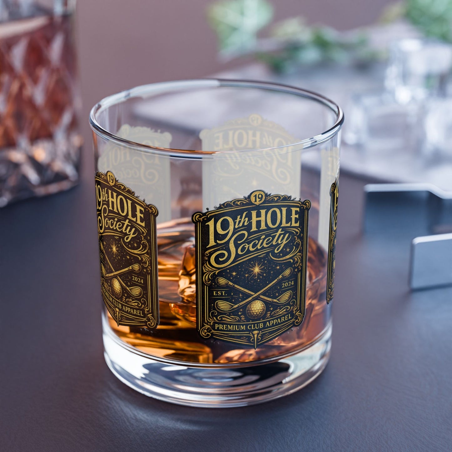 19th Hole Society Rocks Glass - SJM Print Store