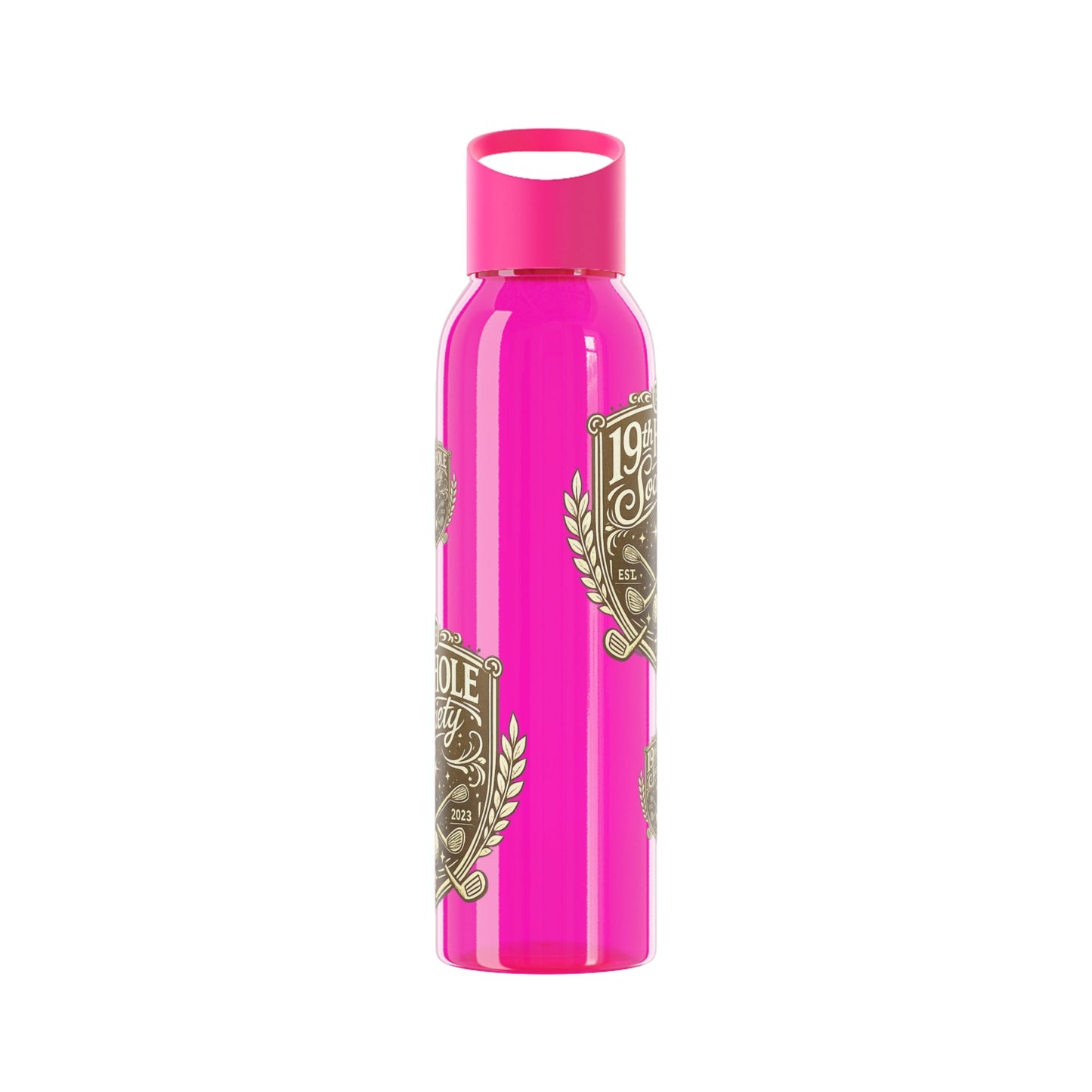 19th Hole Society Sports Water Bottle | Golf Hydration Bottle | Lightweight Everyday Drinkware - SJM Print Store