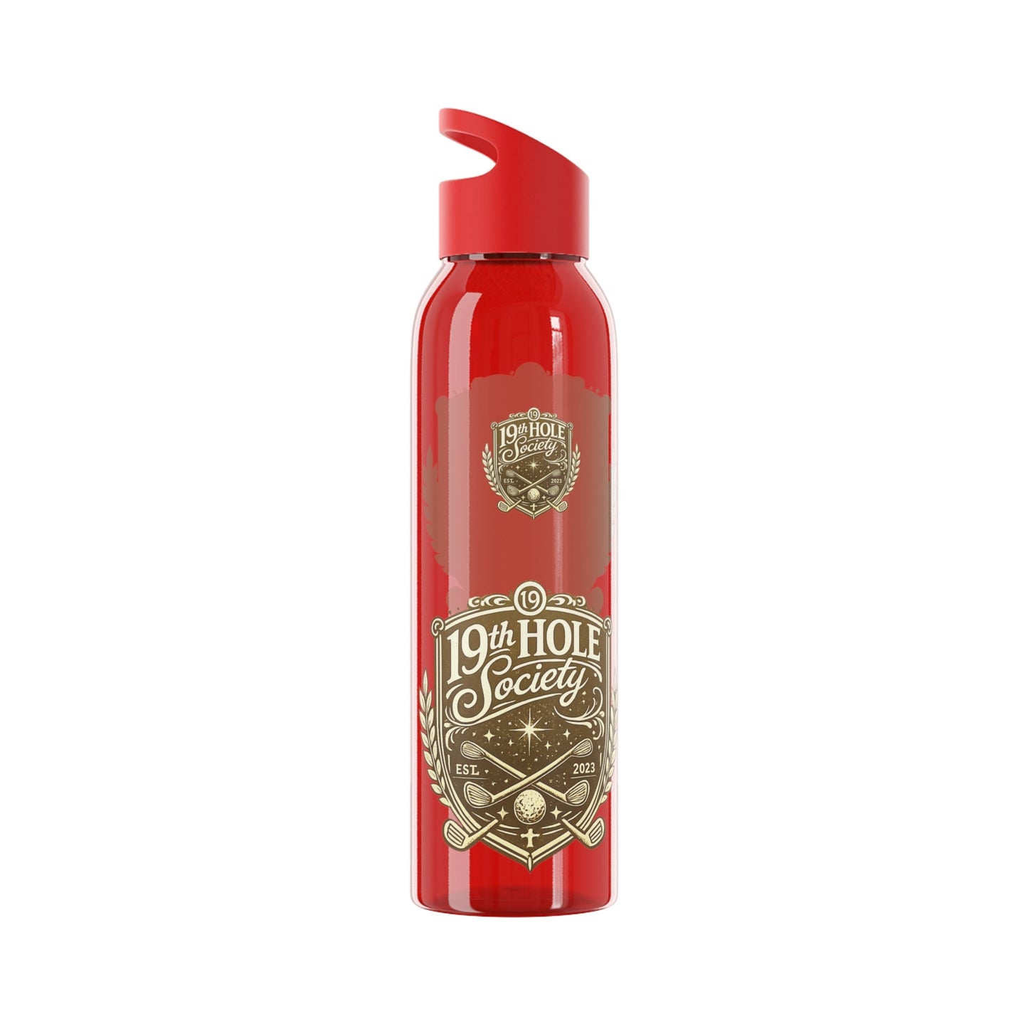 19th Hole Society Sports Water Bottle | Golf Hydration Bottle | Lightweight Everyday Drinkware - SJM Print Store