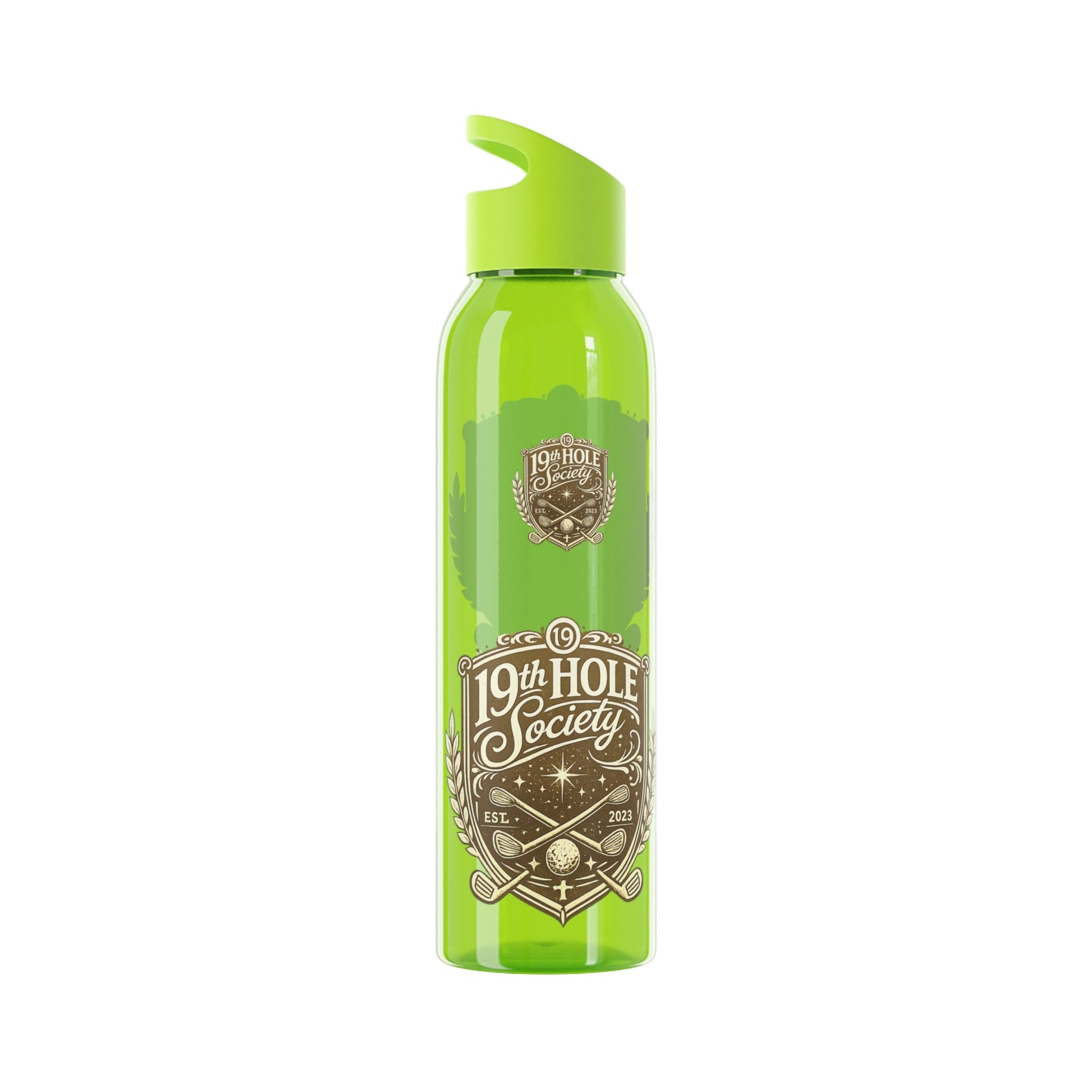 19th Hole Society Sports Water Bottle | Golf Hydration Bottle | Lightweight Everyday Drinkware - SJM Print Store