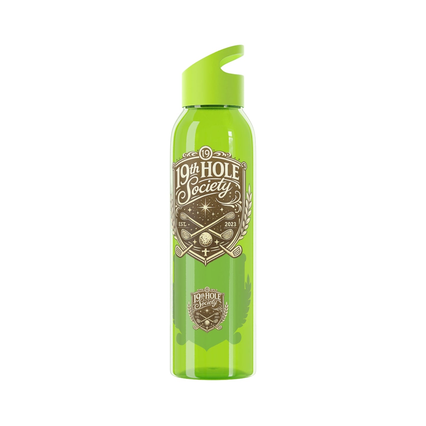 19th Hole Society Sports Water Bottle | Golf Hydration Bottle | Lightweight Everyday Drinkware - SJM Print Store