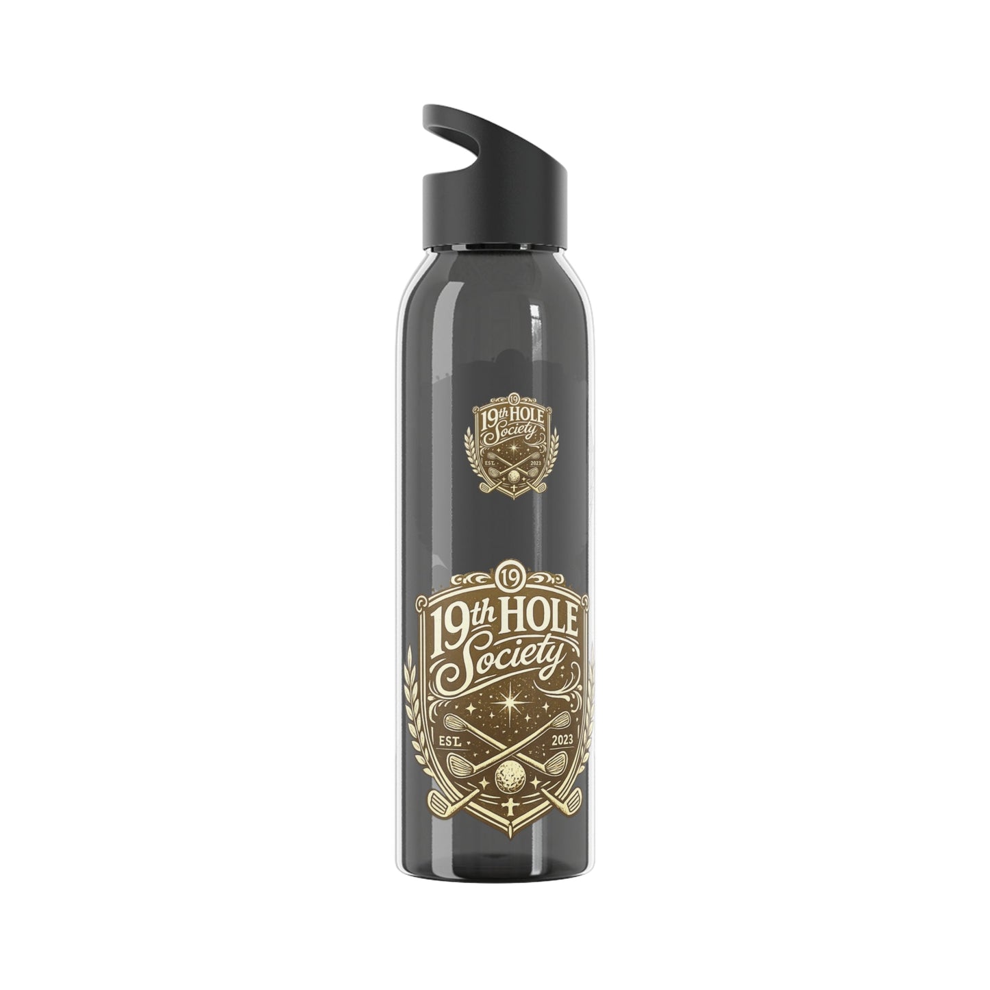 19th Hole Society Sports Water Bottle | Golf Hydration Bottle | Lightweight Everyday Drinkware - SJM Print Store