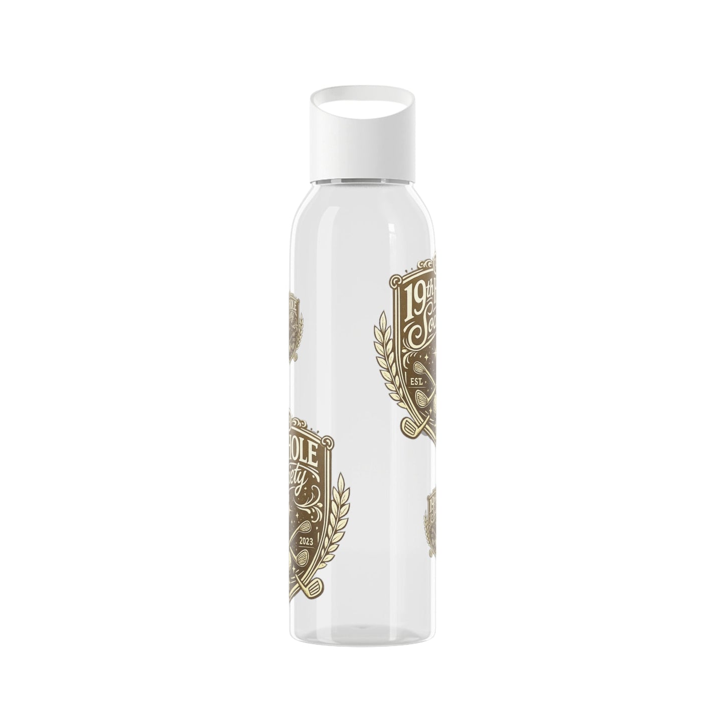 19th Hole Society Sports Water Bottle | Golf Hydration Bottle | Lightweight Everyday Drinkware - SJM Print Store
