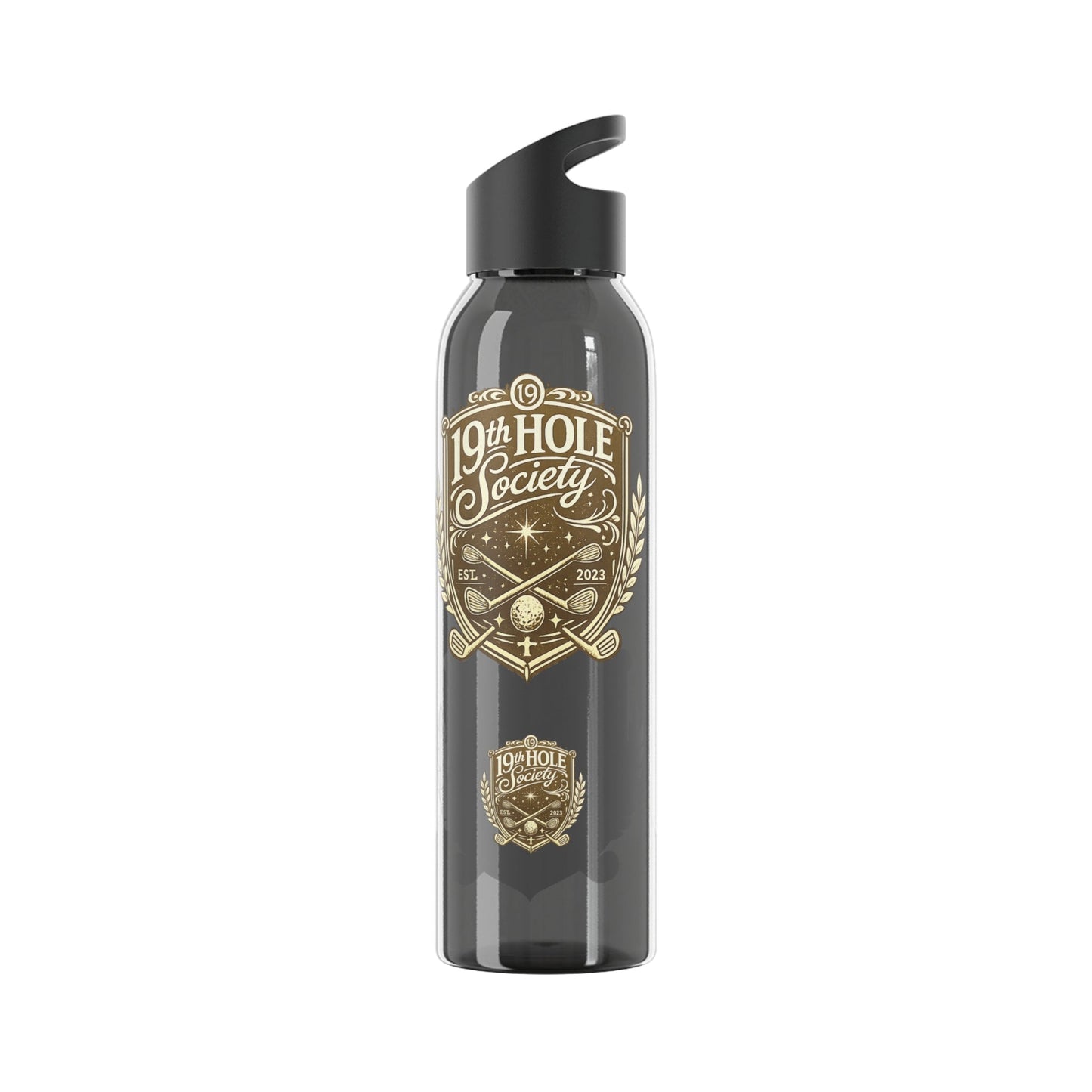 19th Hole Society Sports Water Bottle | Golf Hydration Bottle | Lightweight Everyday Drinkware - SJM Print Store