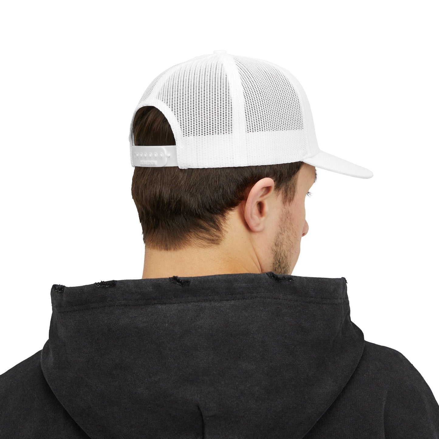 19th Hole Society Trucker Cap | Premium Golf Snapback Hat | Bronze Crest Design - SJM Print Store