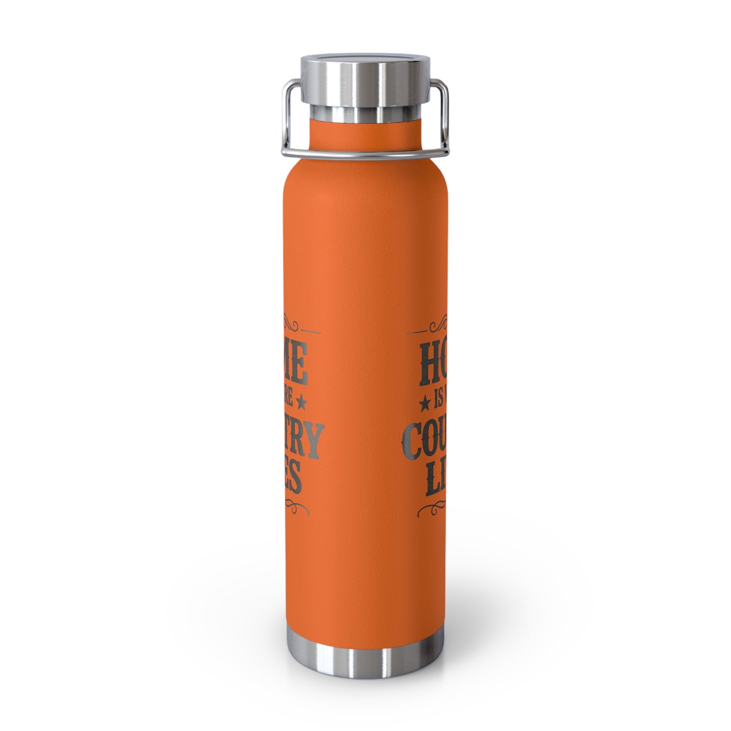Home Is Where Country Lives Insulated Flask – 22oz Country Water Bottle