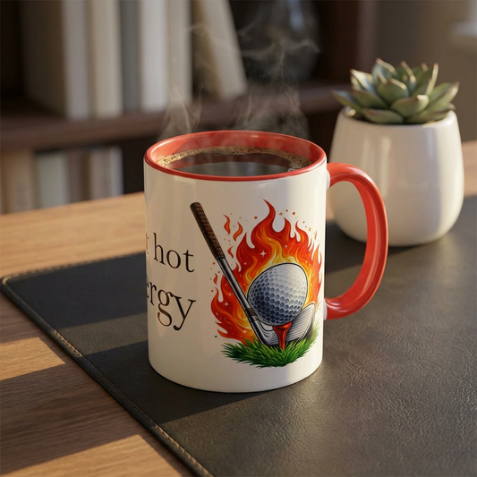 Hot Shot Energie Golf Tasse Flammender Golfball Akzent Tasse