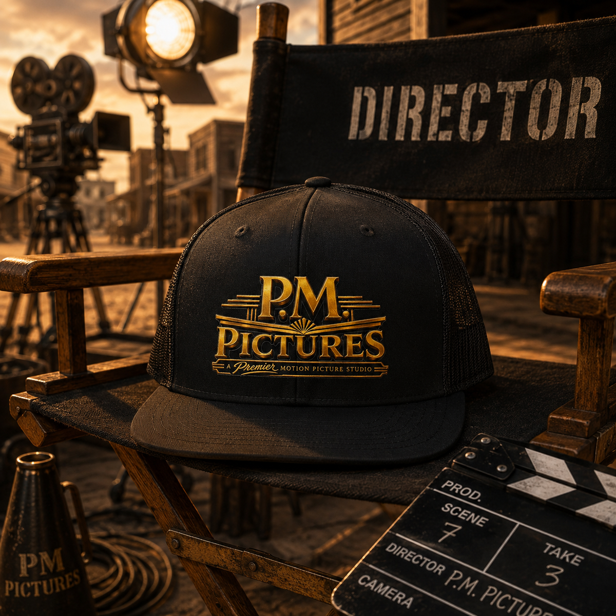 PM Pictures Logo Snapback Cap | Official Film Merchandise