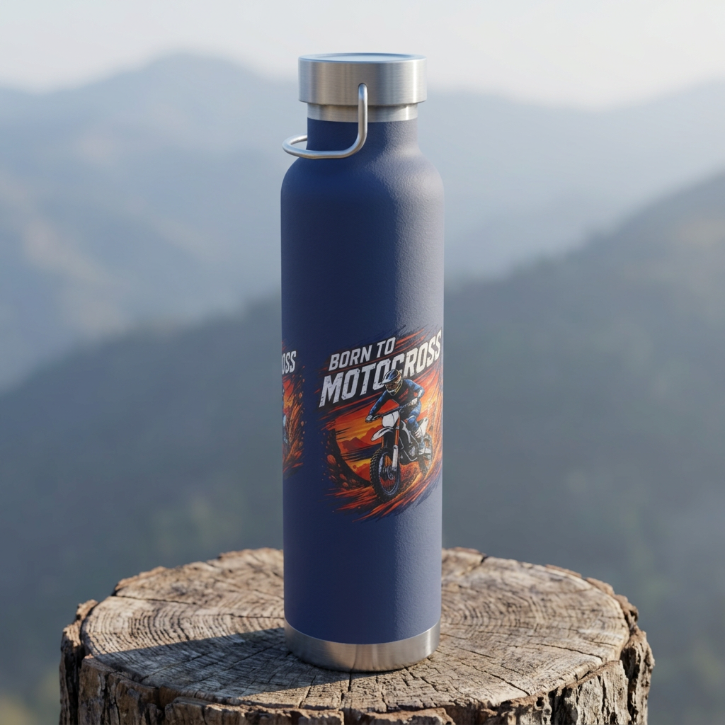 Born to Motocross Insulated Flask