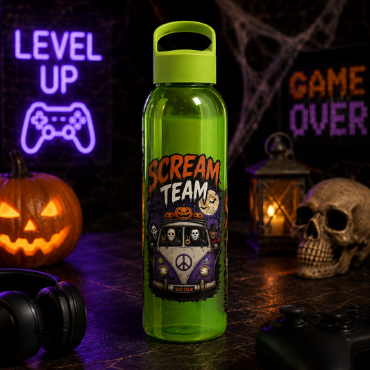 Scream Team Halloween Gamer Water Bottle