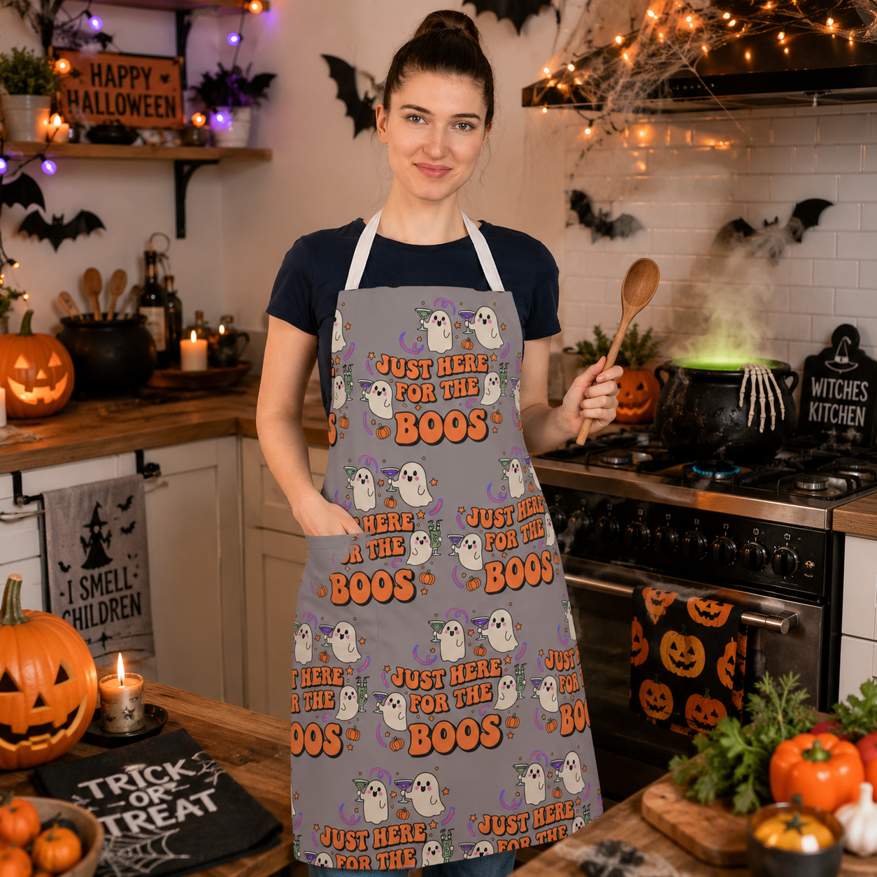 Halloween Nur hier für die Boos Schürze