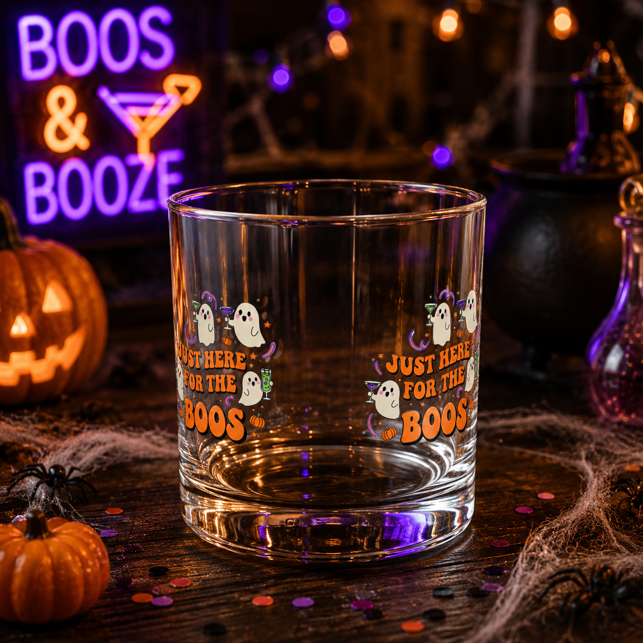Halloween Geister 10oz Whiskyglas